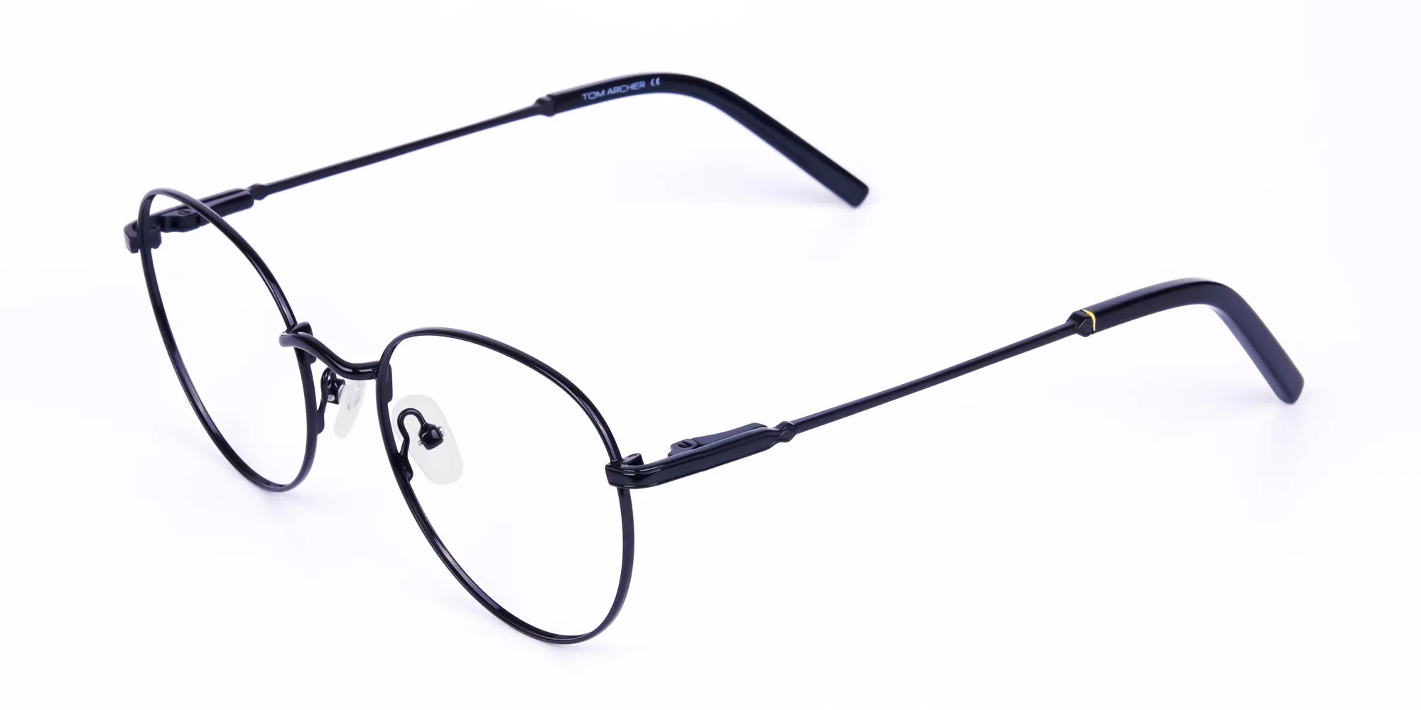Designer Black Round Glasses Frame-2