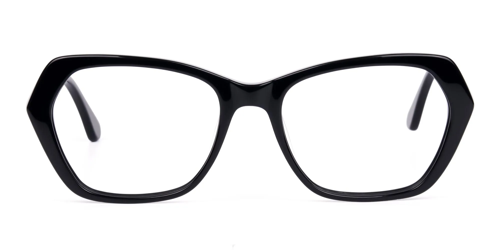 Thick Black Cat Eye Glasses