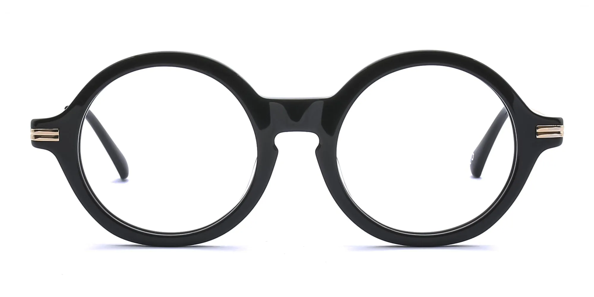 black circle glasses frames