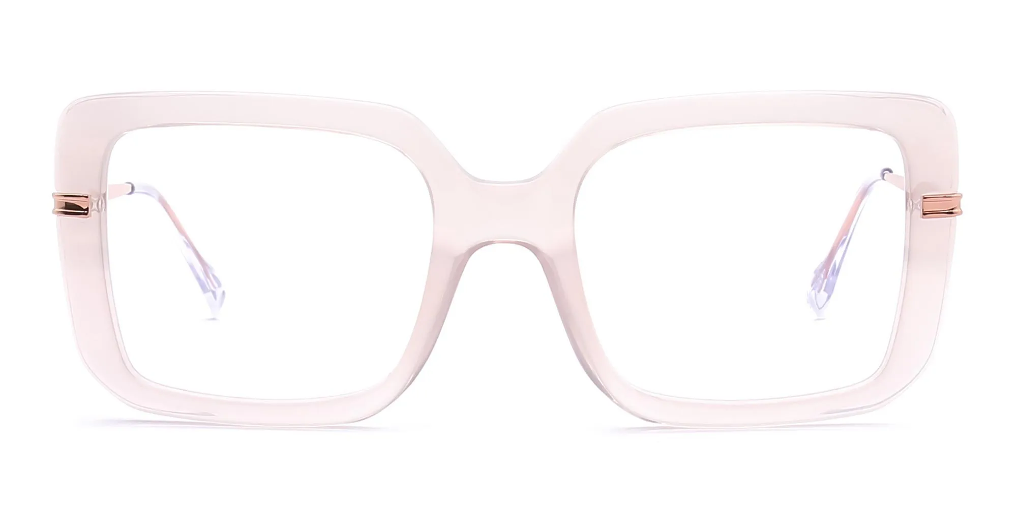 rose gold thick glasses