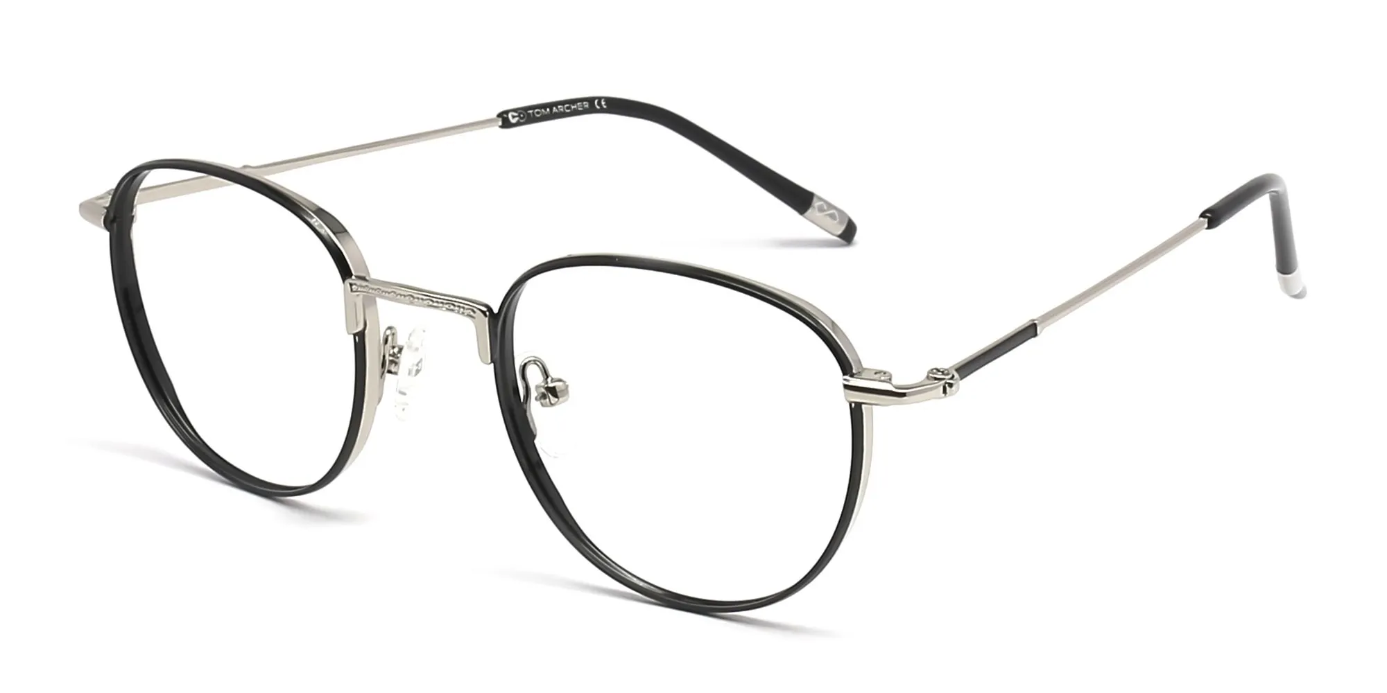 Black And Gold Eyeglass Frames-2