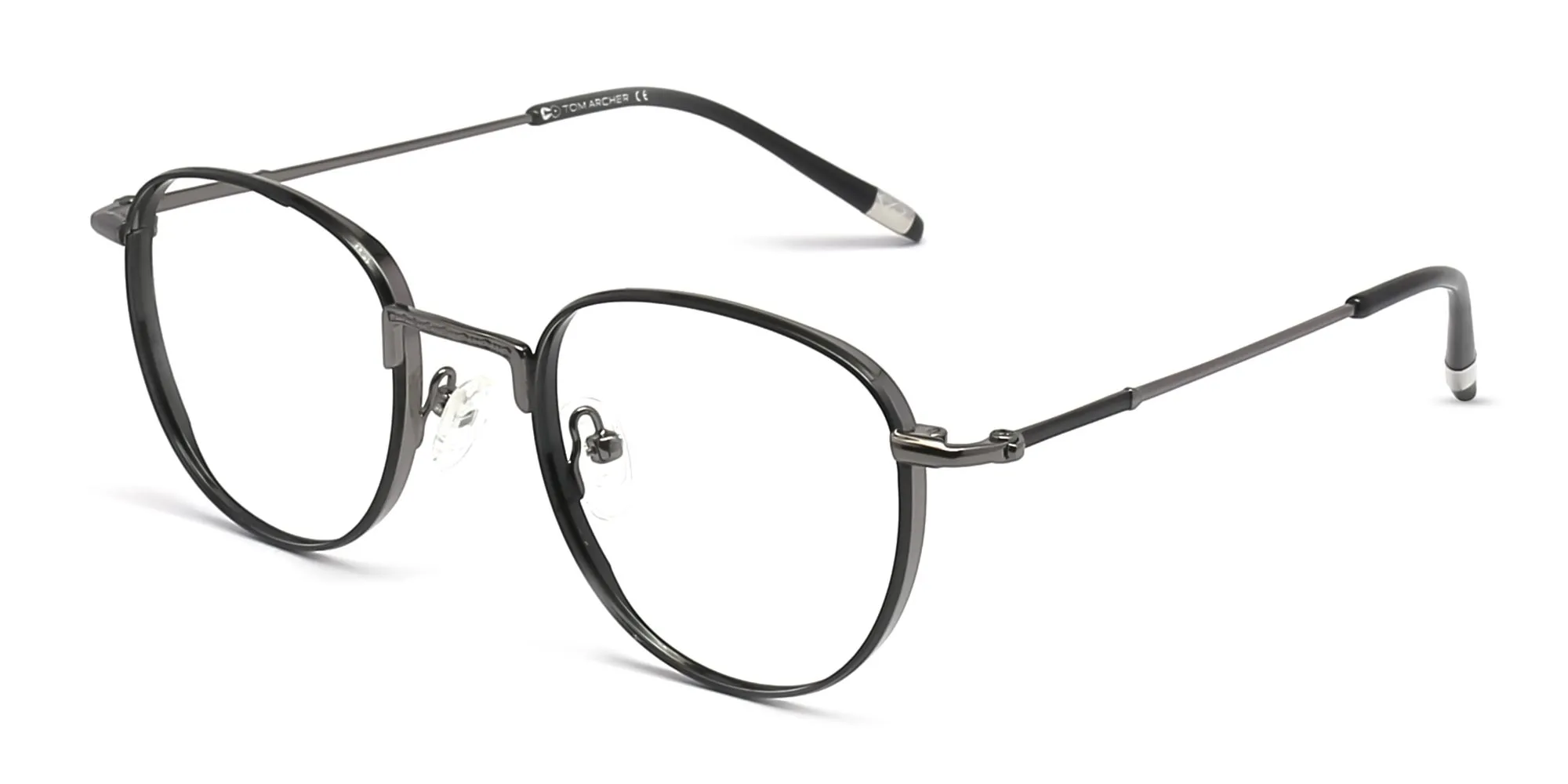 Round Metal Eyeglass Frames-2