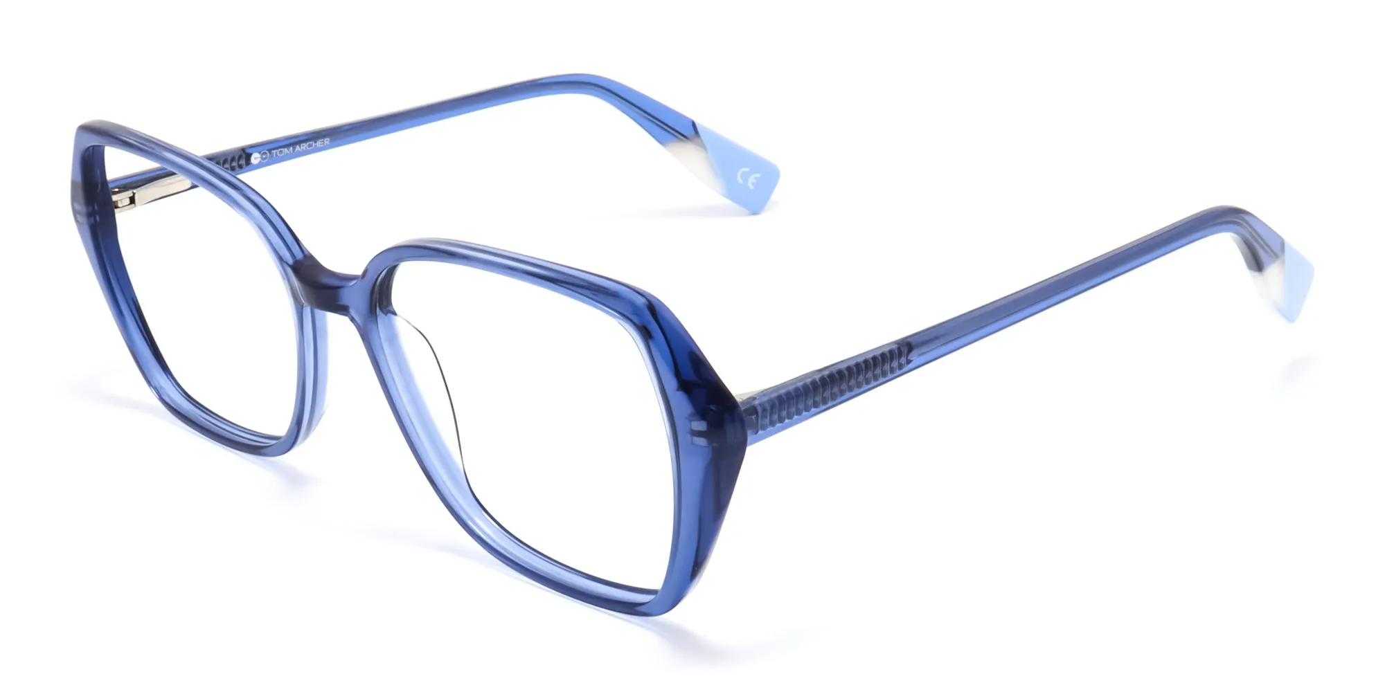 Blue Butterfly Glasses-2