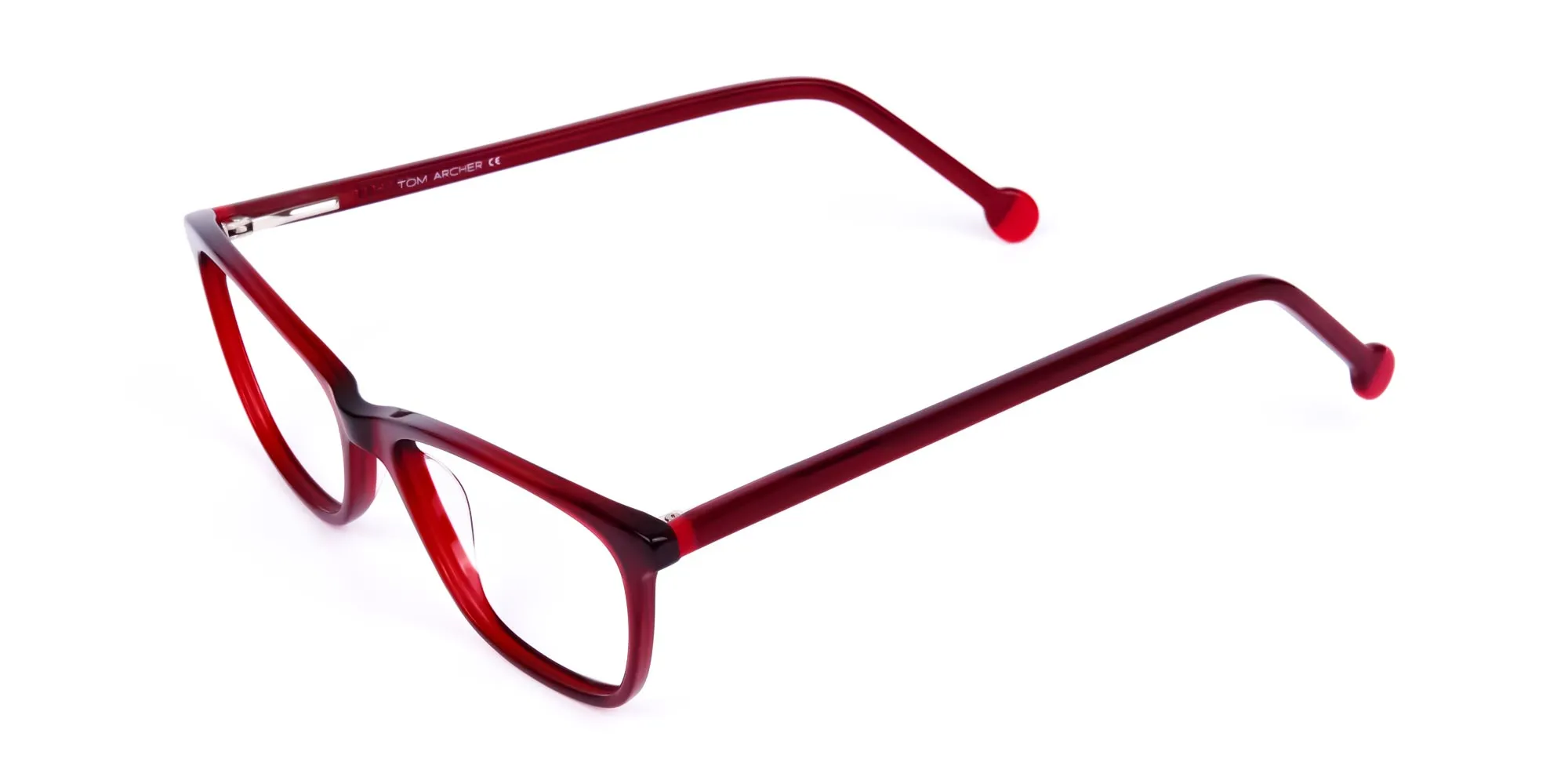 Cherry Red Full Rim Cat Eye Glasses