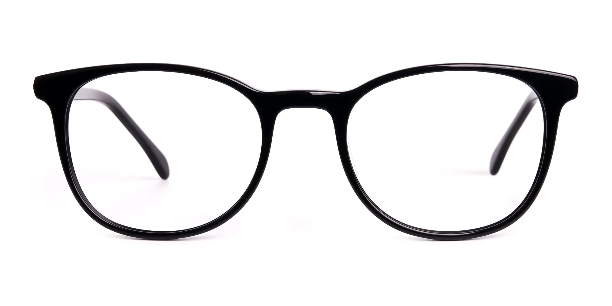 Black Full Rim Round Glasses Frames