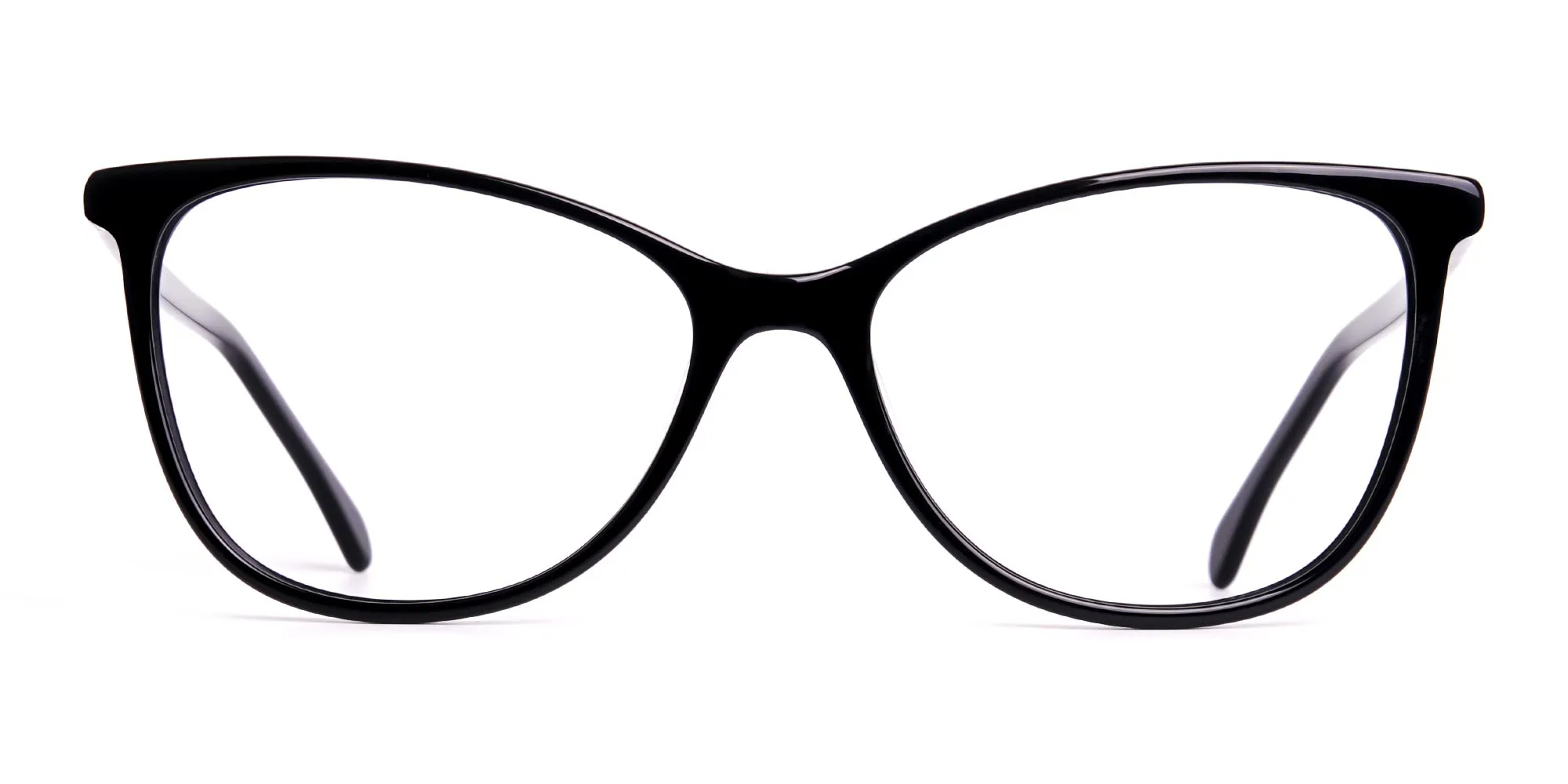 black cat eye full rim glasses