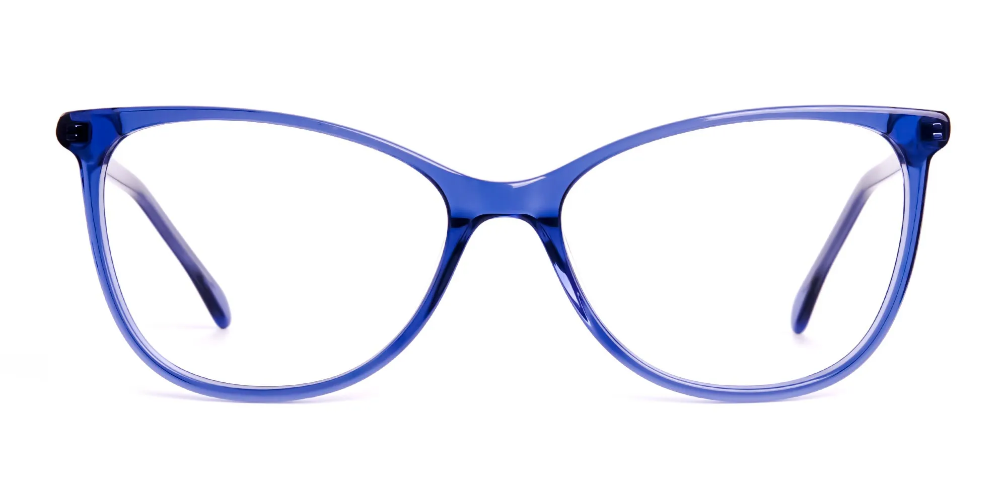 dark blue cat eye glasses