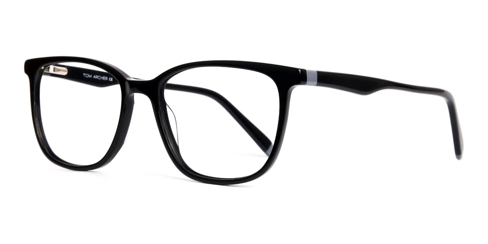 New shiny and glossy Black Square and Rectangular Glasses Frames-2