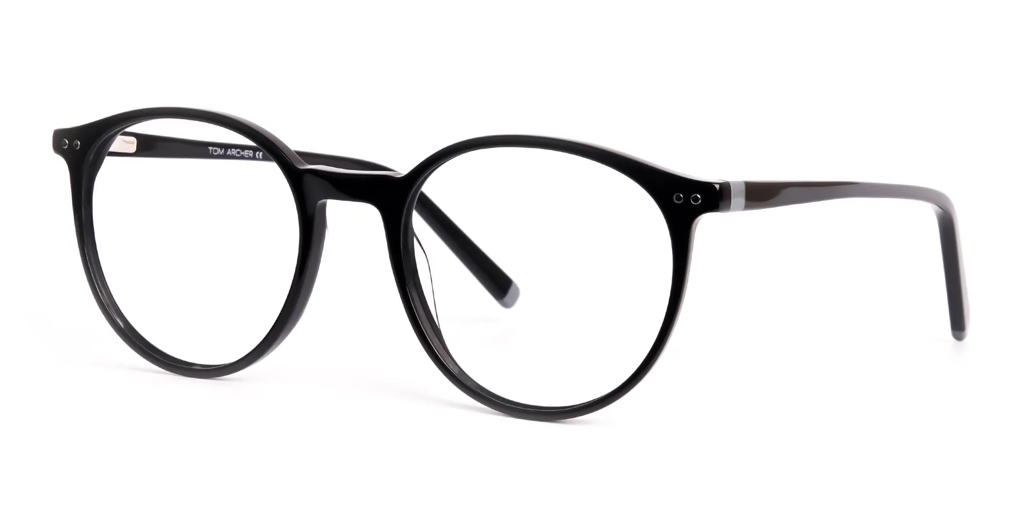 designer and trendy black round glasses frames-2