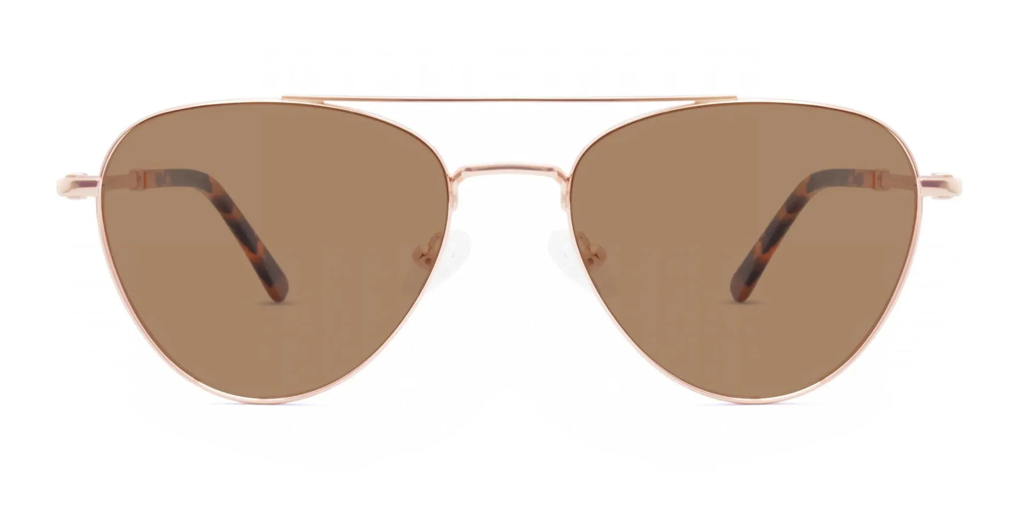 Rose Gold Frame Sunglasses-2