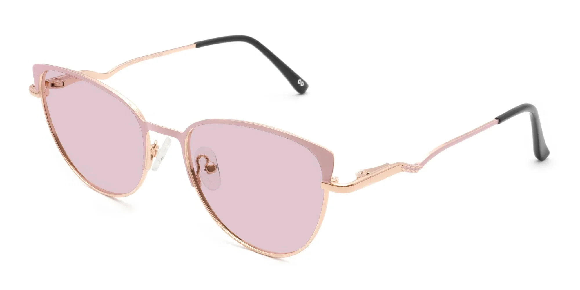 Pink Metal Sunglasses