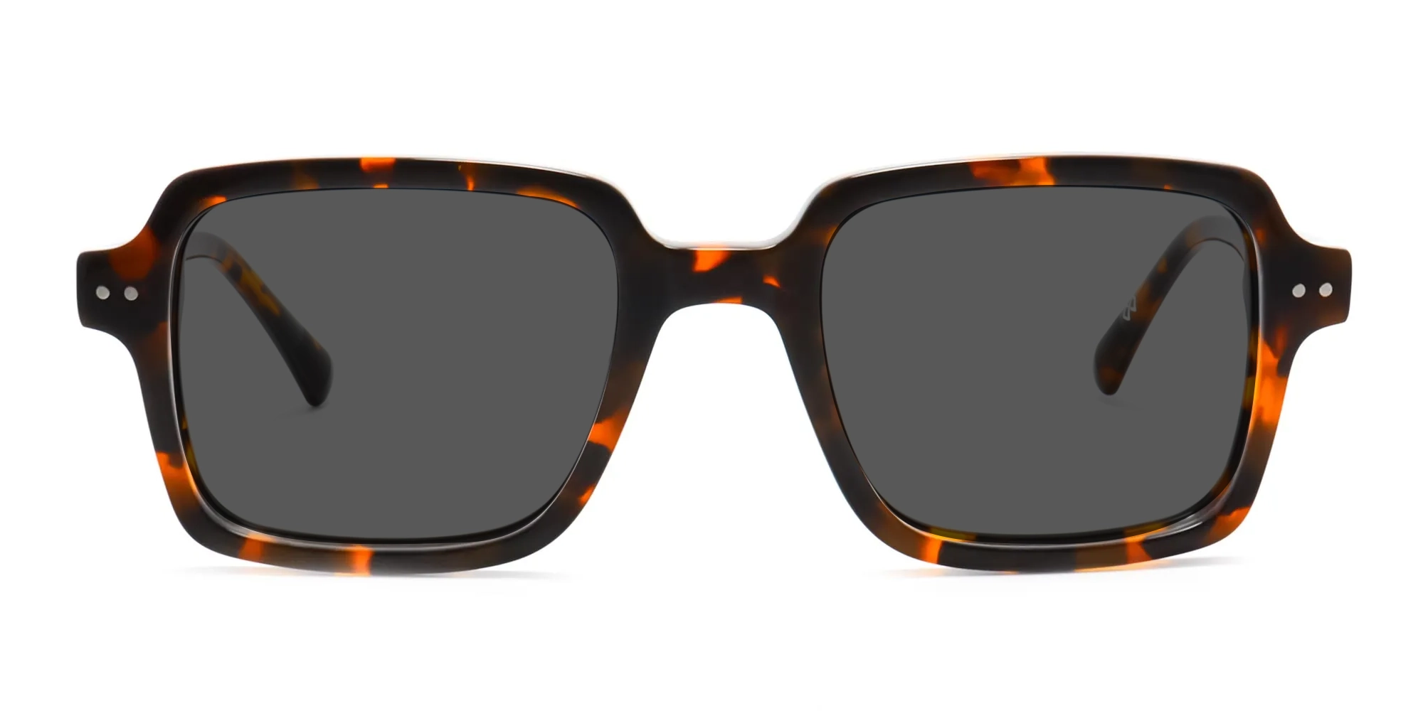 Tortoise Shell Square Sunglasses-1