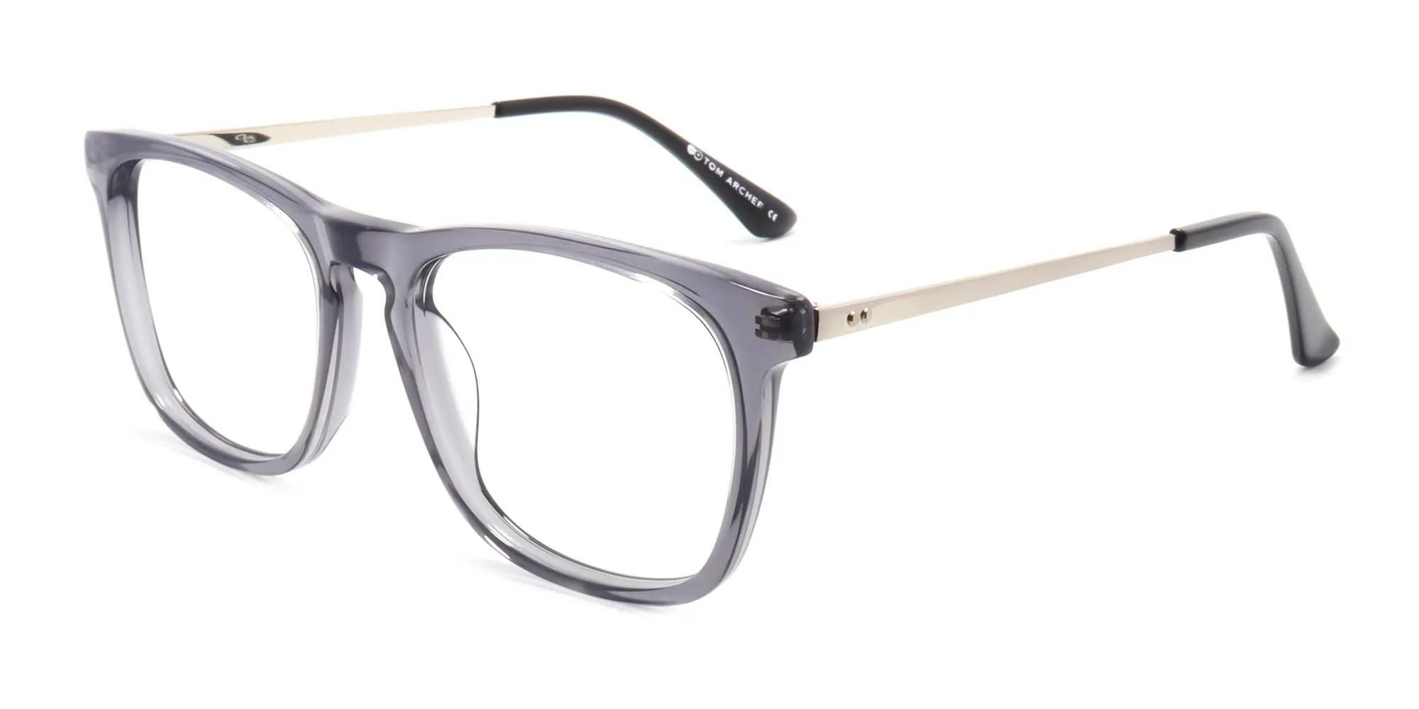 grey and black glasses frames -2