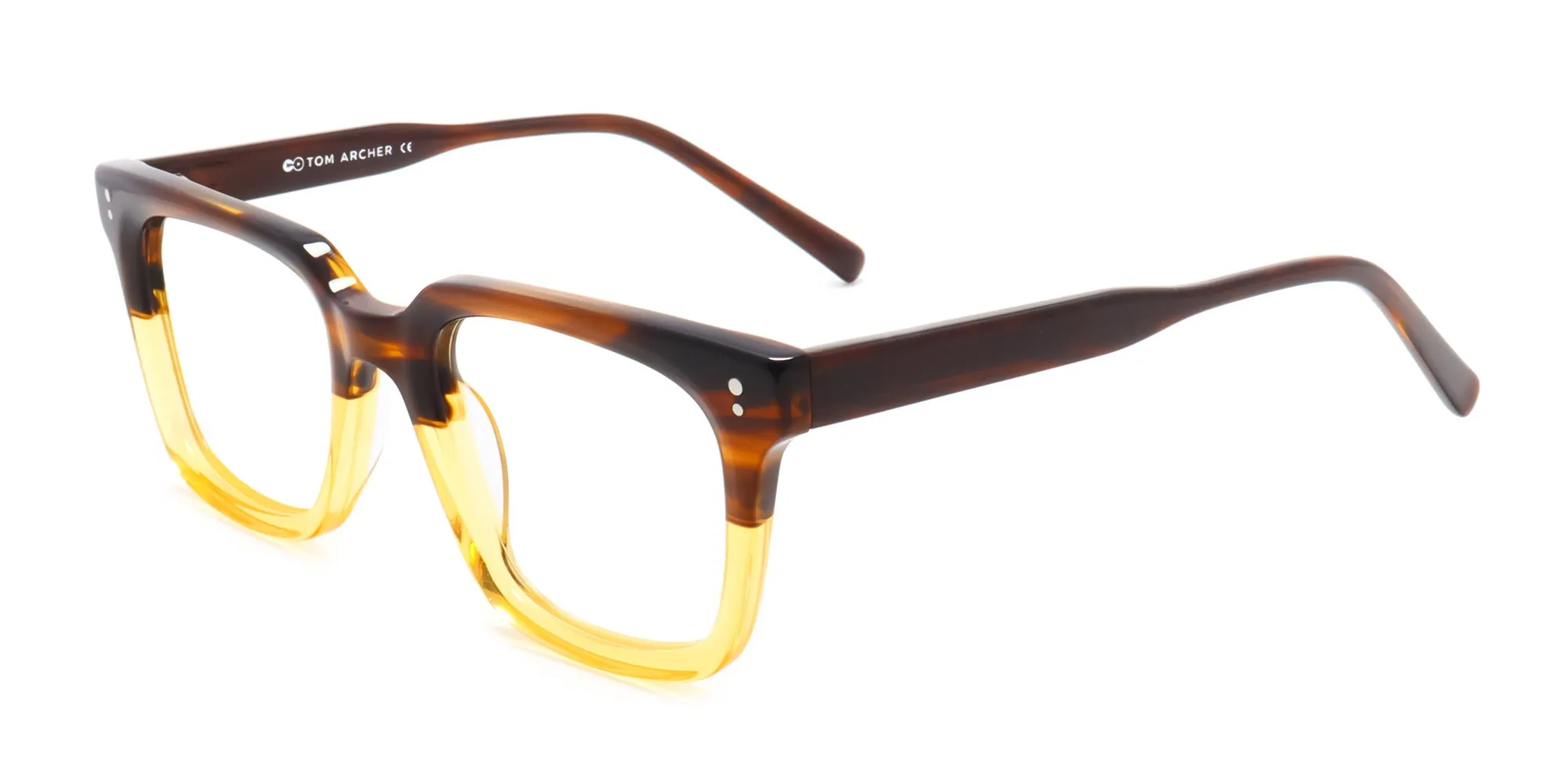designer square eyeglasses