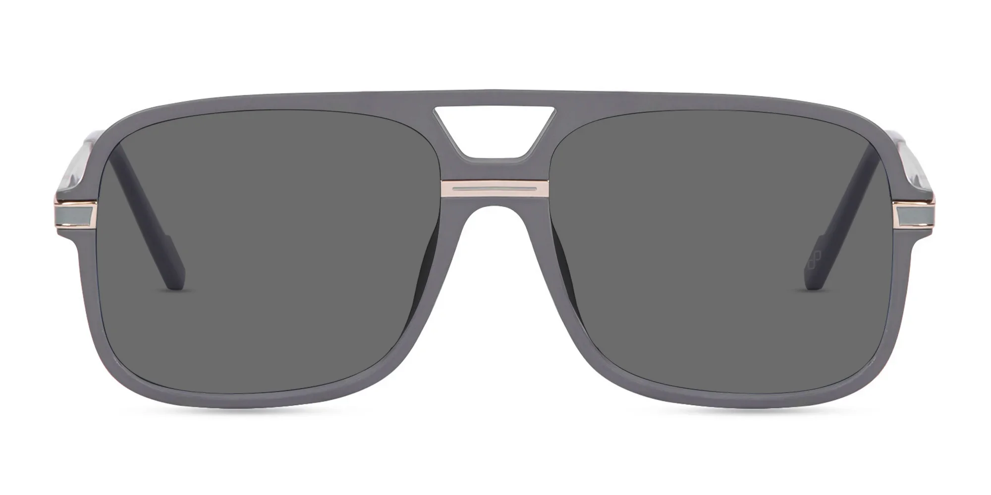 Oversized Flat Top Sunglasses-1