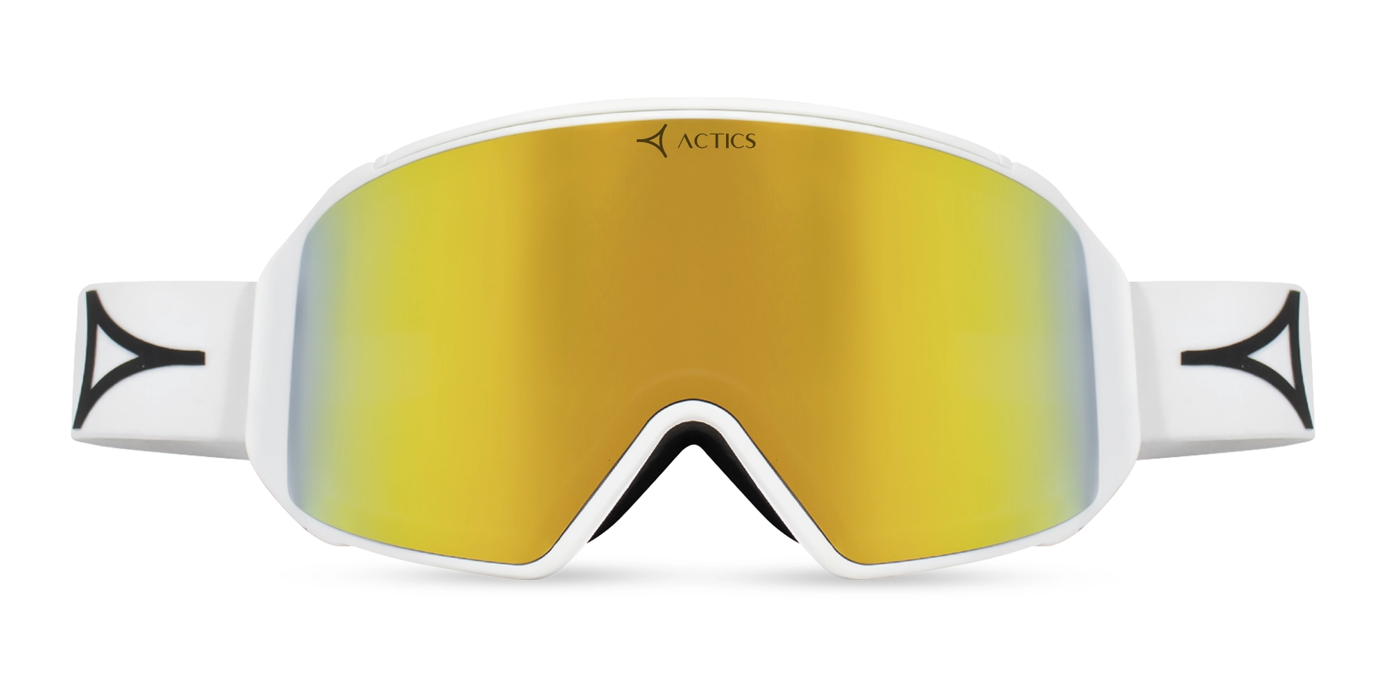 White Ski Goggles for Pro Skiers  