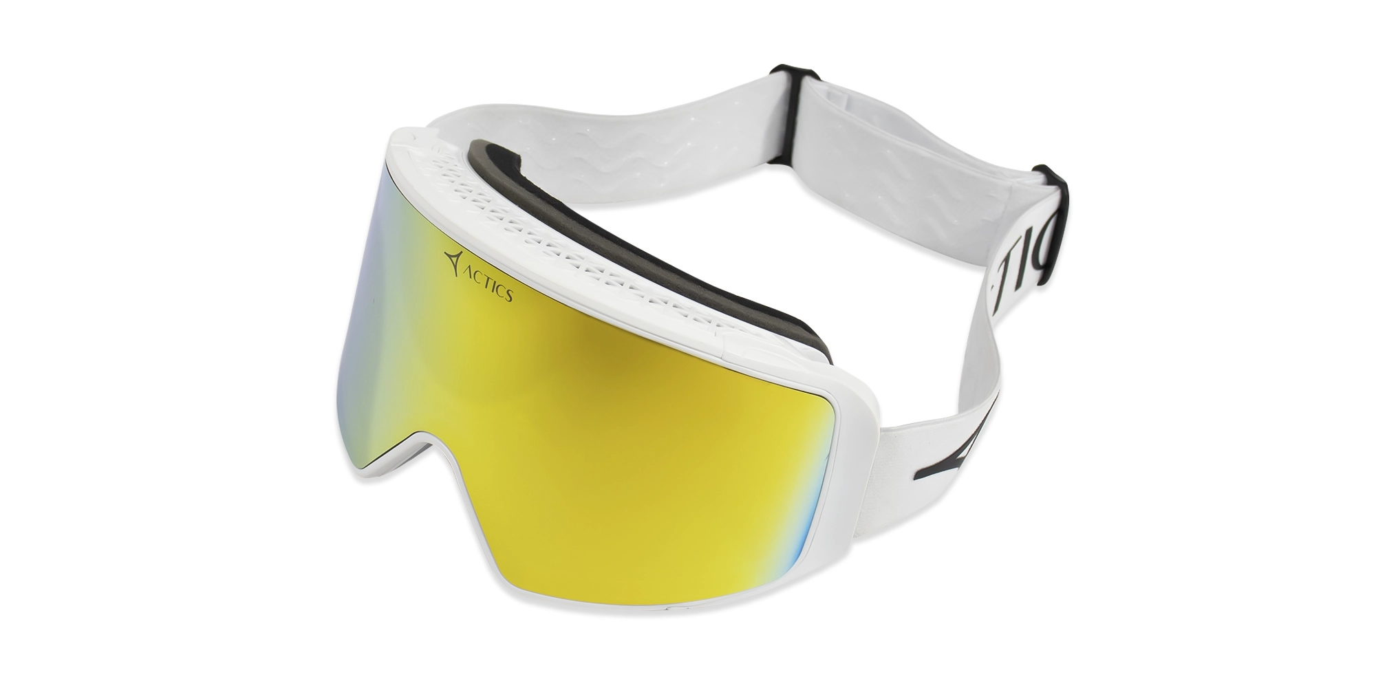 White Ski Goggles for Pro Skiers  