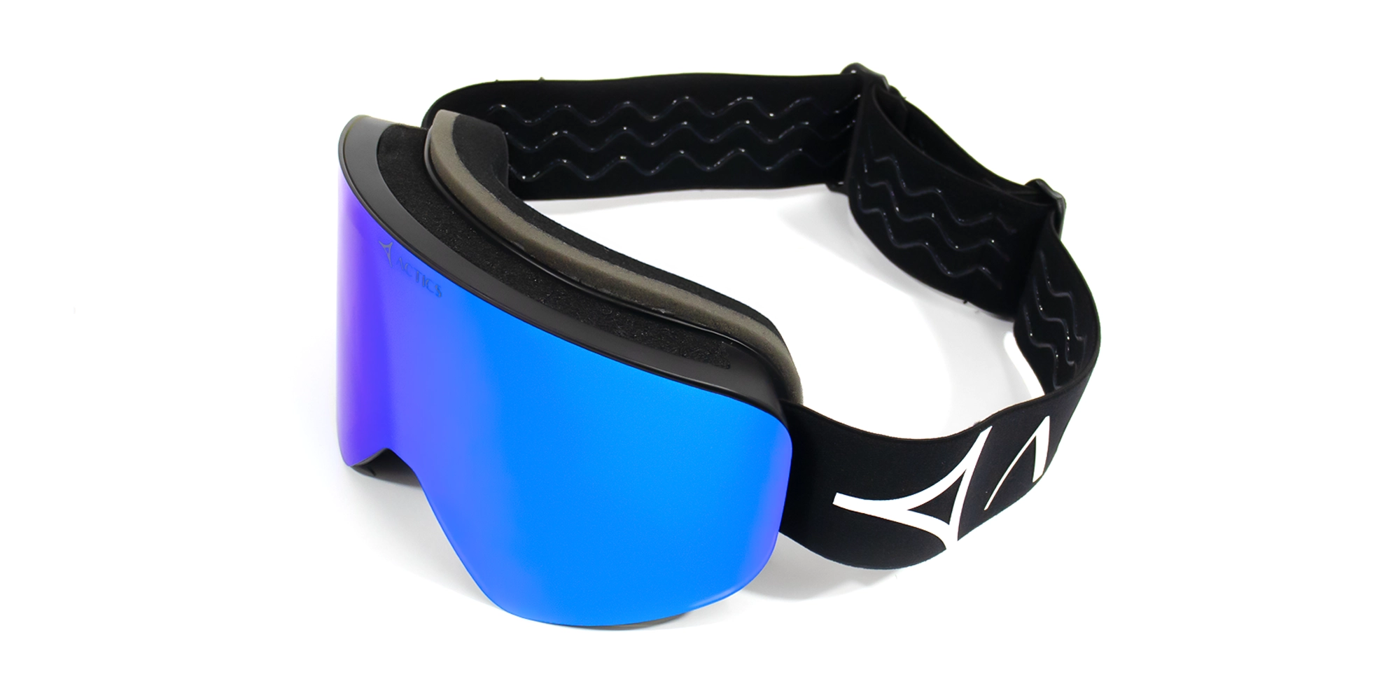 Black TPU Ski Goggles With Revo Lenses  