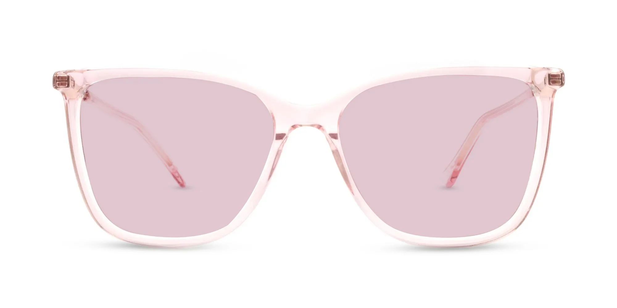Clear Pink Sunglasses-1