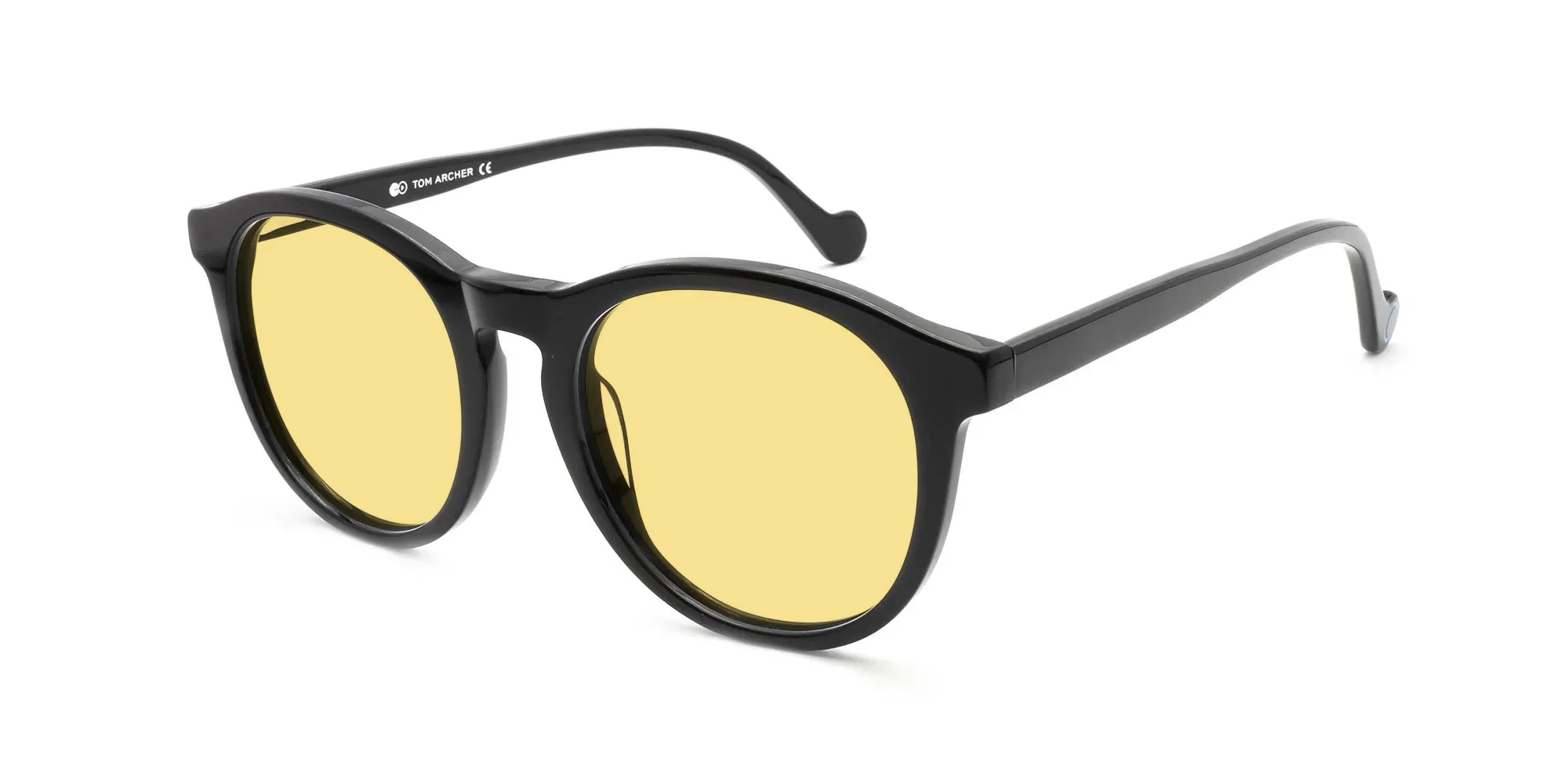 Black Frame Yellow Lens Sunglasses-1