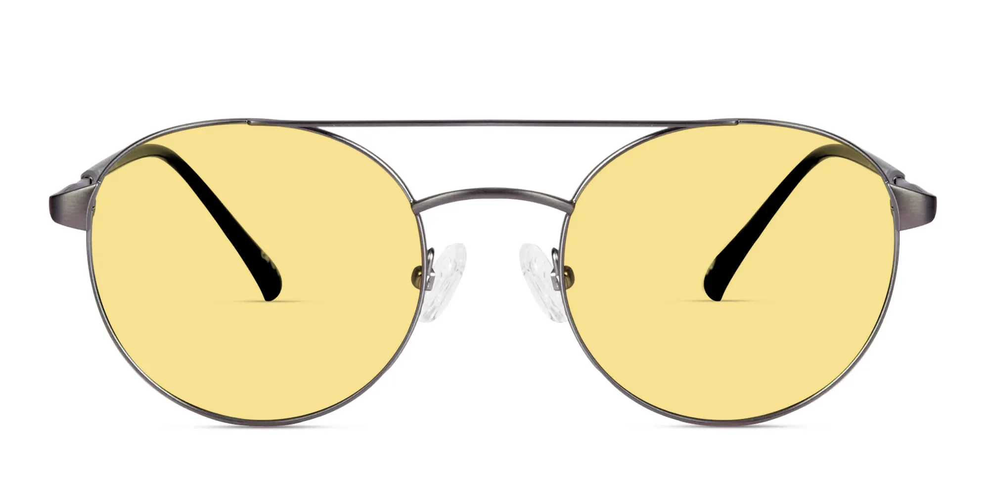 Yellow Pilot Sunglasses-1