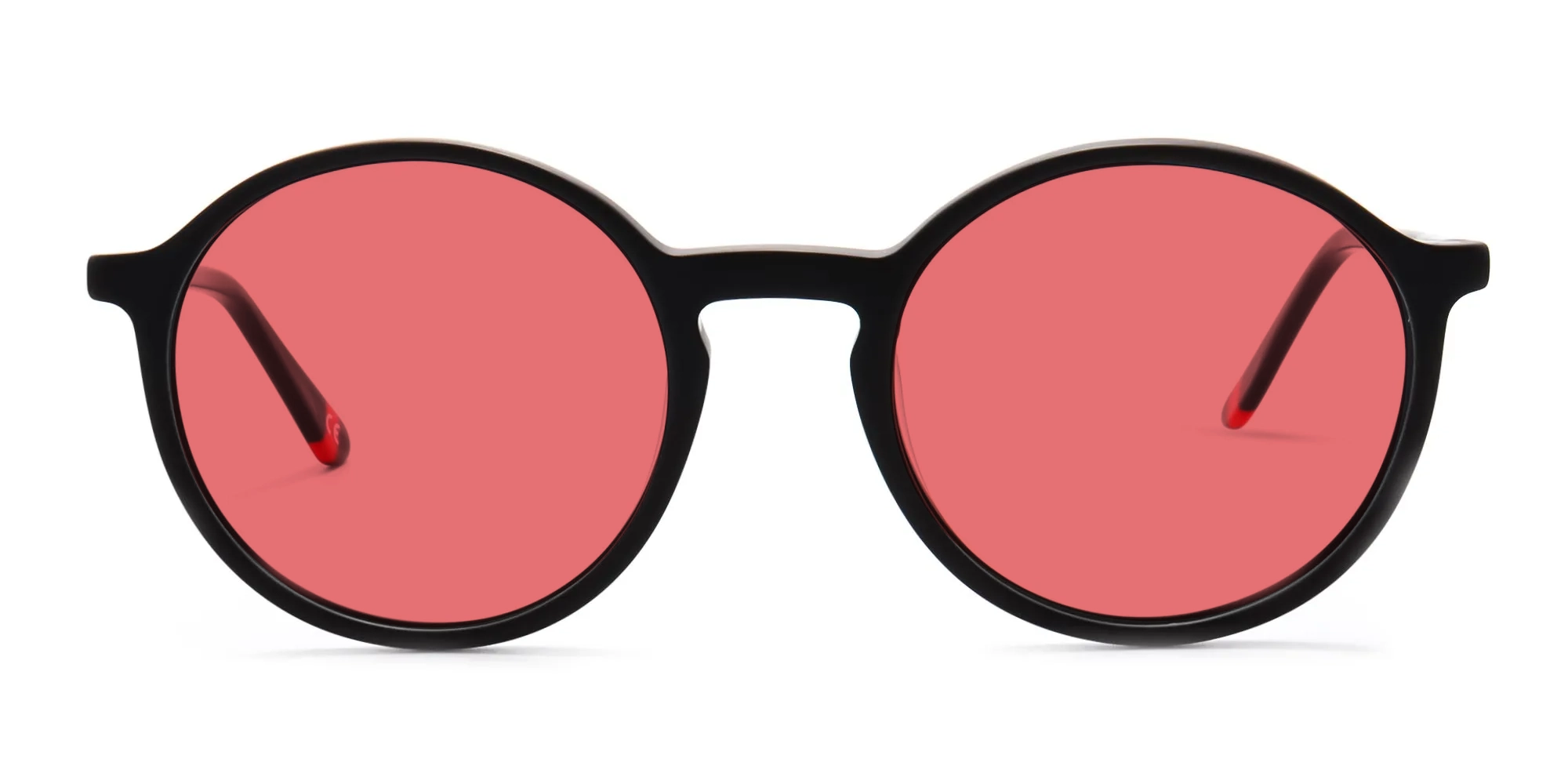 Red Circle Sunglasses-1