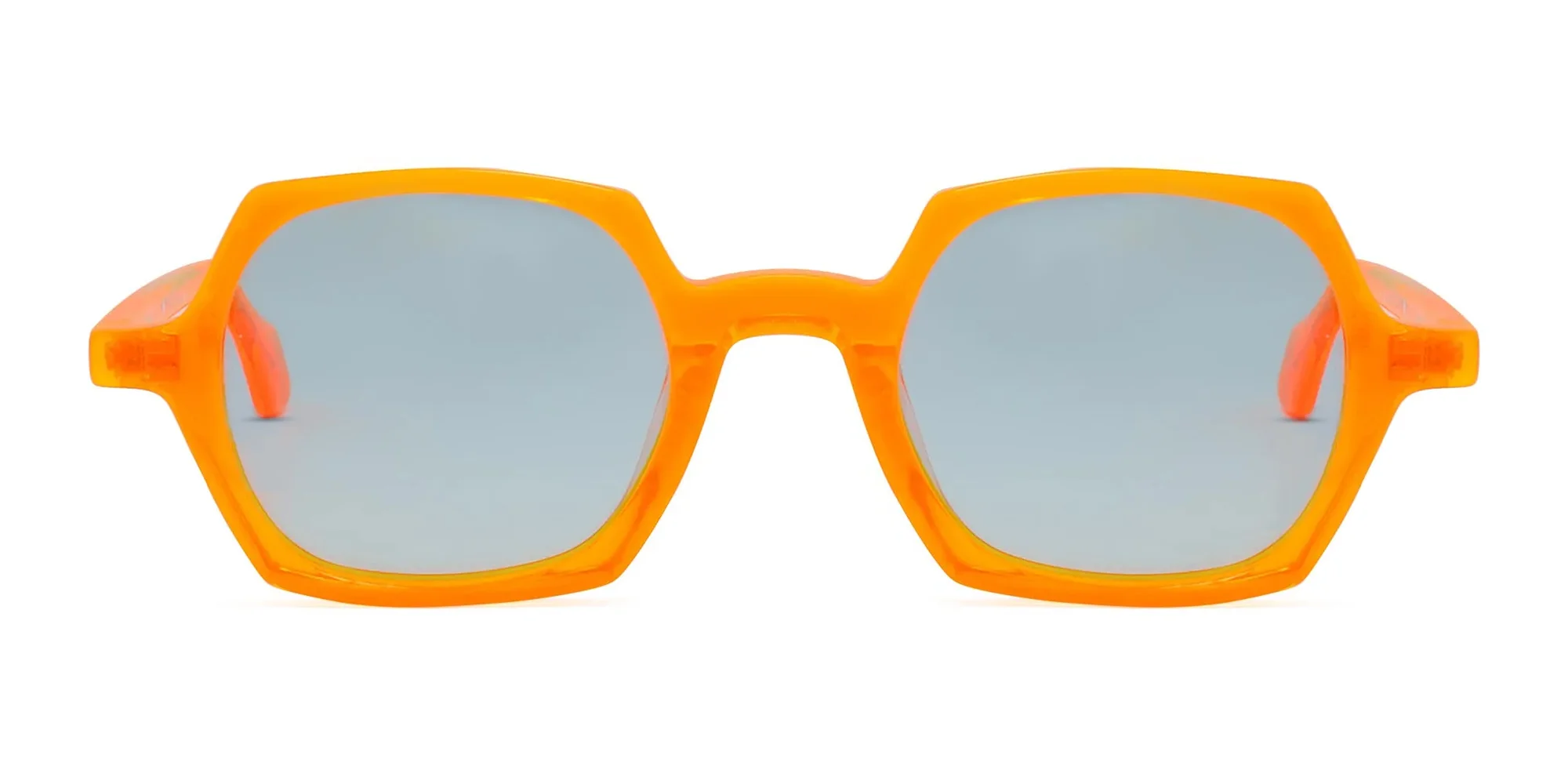 orange frame sunglasses