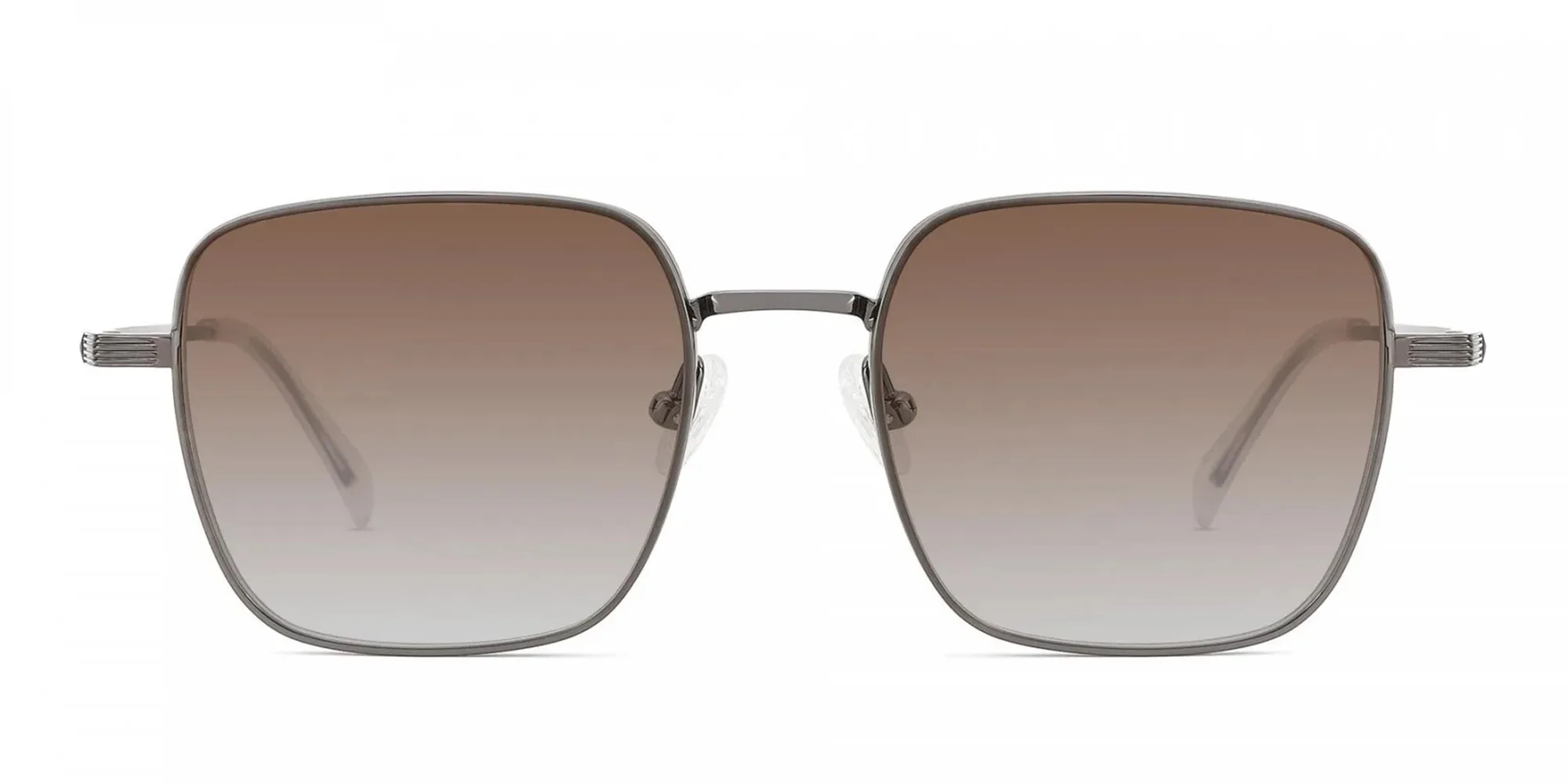 Square Brown Tinted Sunglasses-1