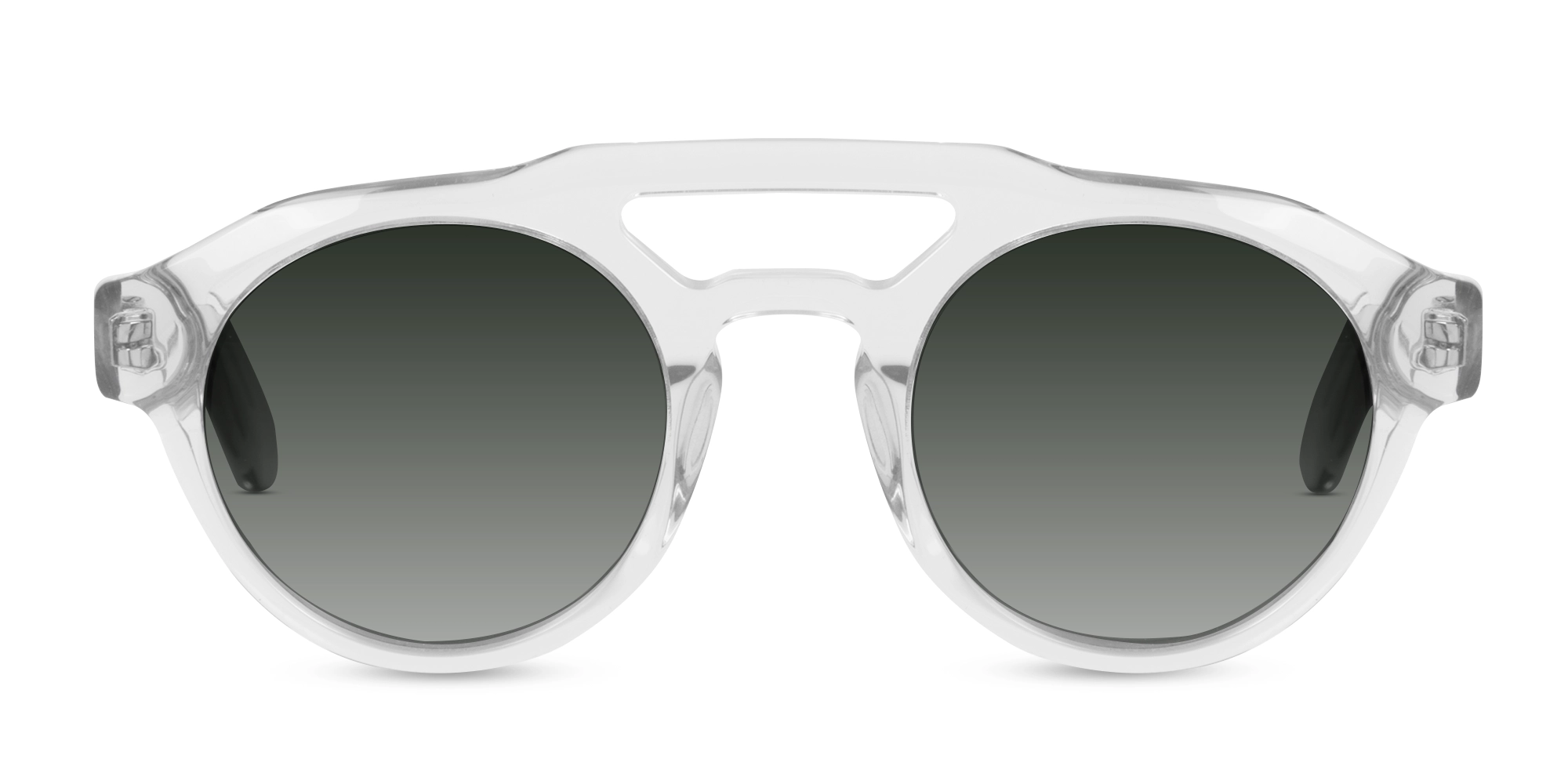 Clear Pilot Sunglasses