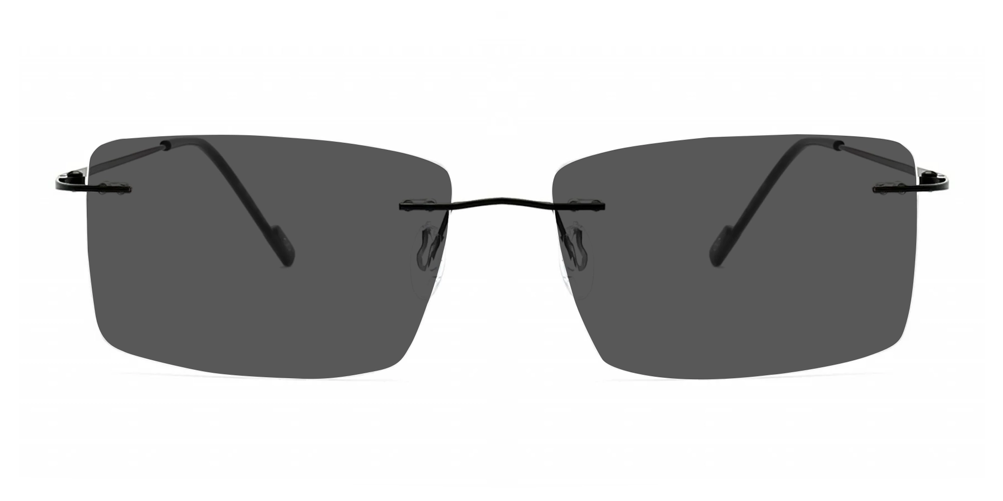 Rectangle Frameless Sunglasses-1