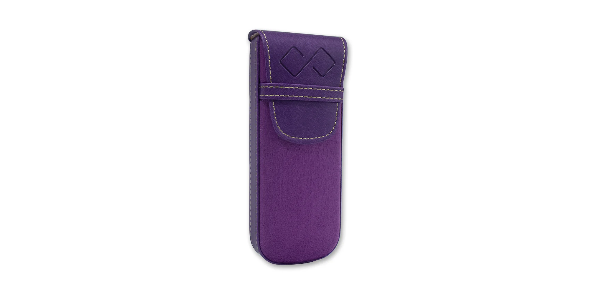 Purple Glasses Case Vegan Leather