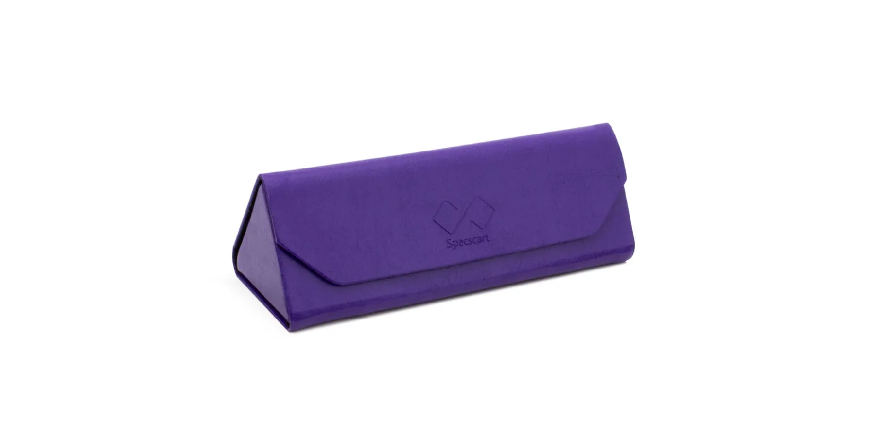 Fold up Purple Eyeglasses Case