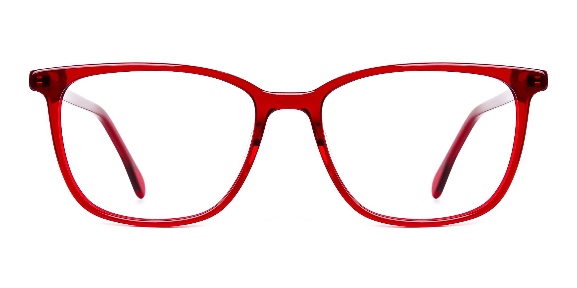 Wine Red square and Rectangular Glasses Frames