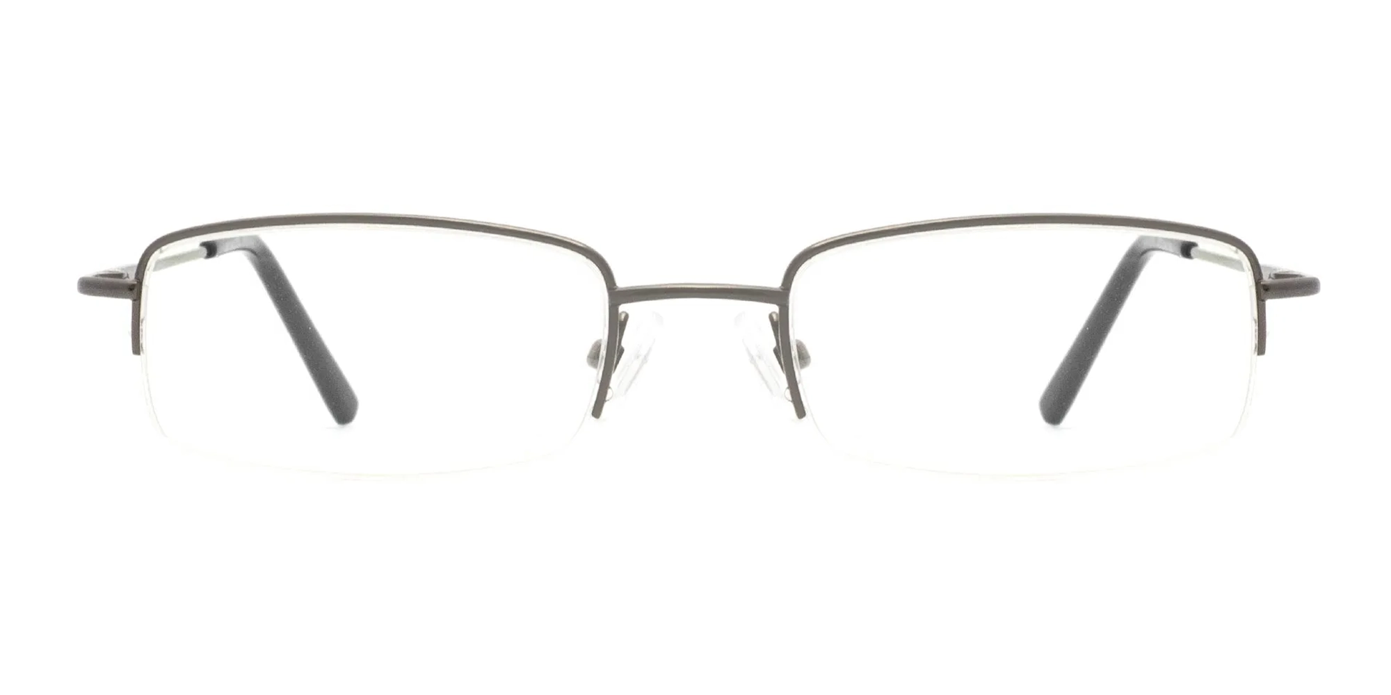 half metal frame glasses-2