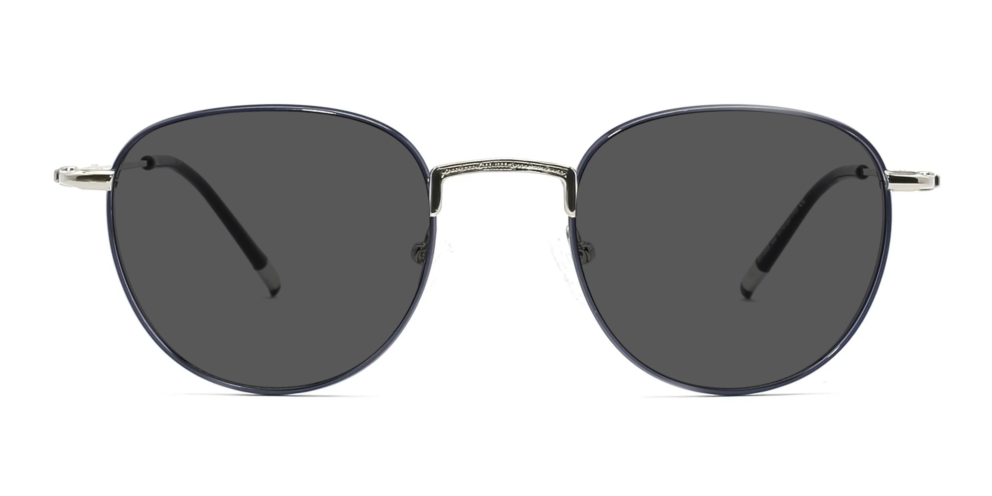 Round Metal Sunglasses-1