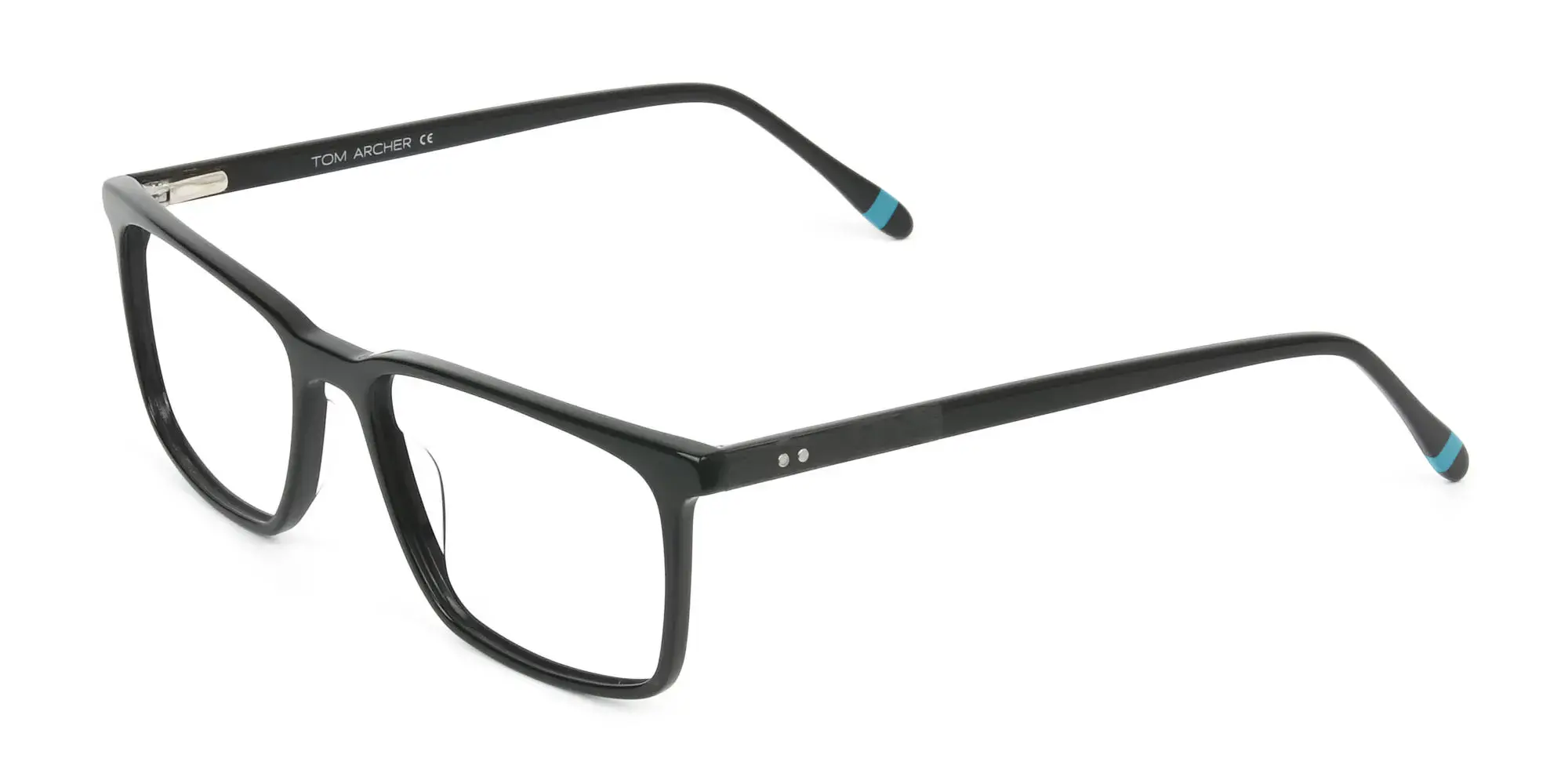 Designer Matte Grey Glasses Rectangular - 1