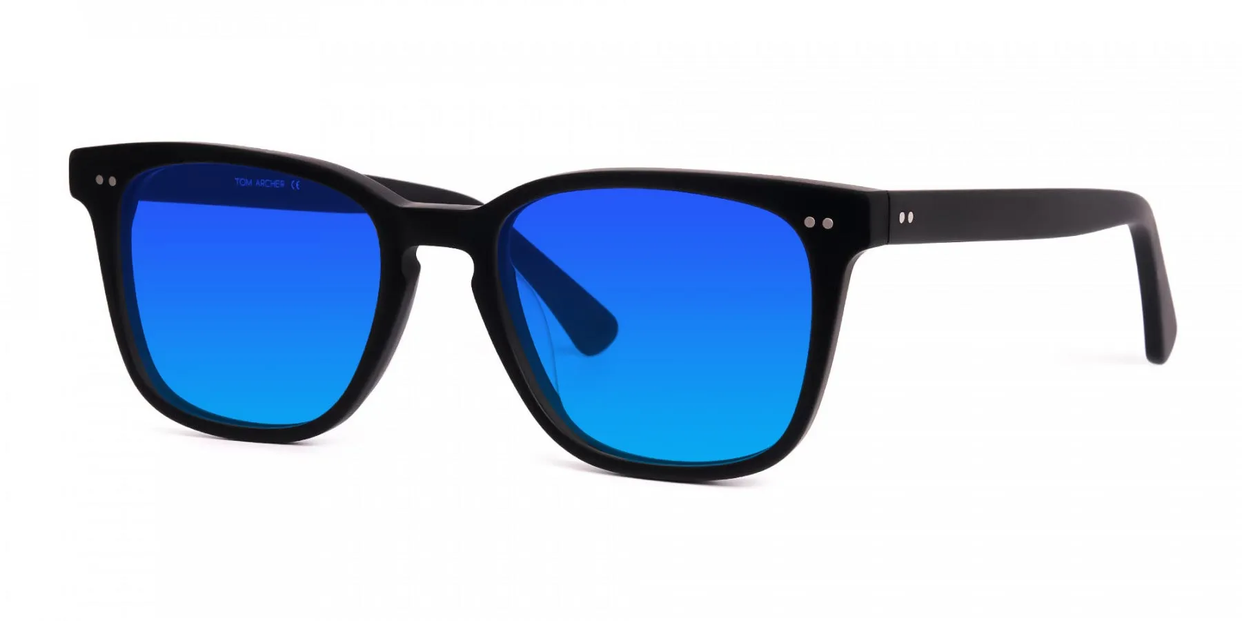 blue rectangle sunglasses