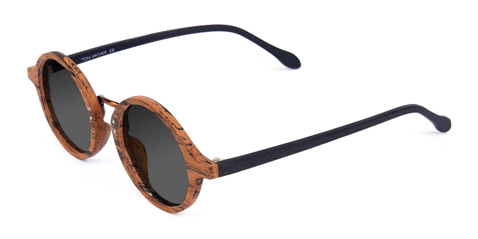 Round-Brown-Wood-Sunglasses-With-Grey-Tint-2