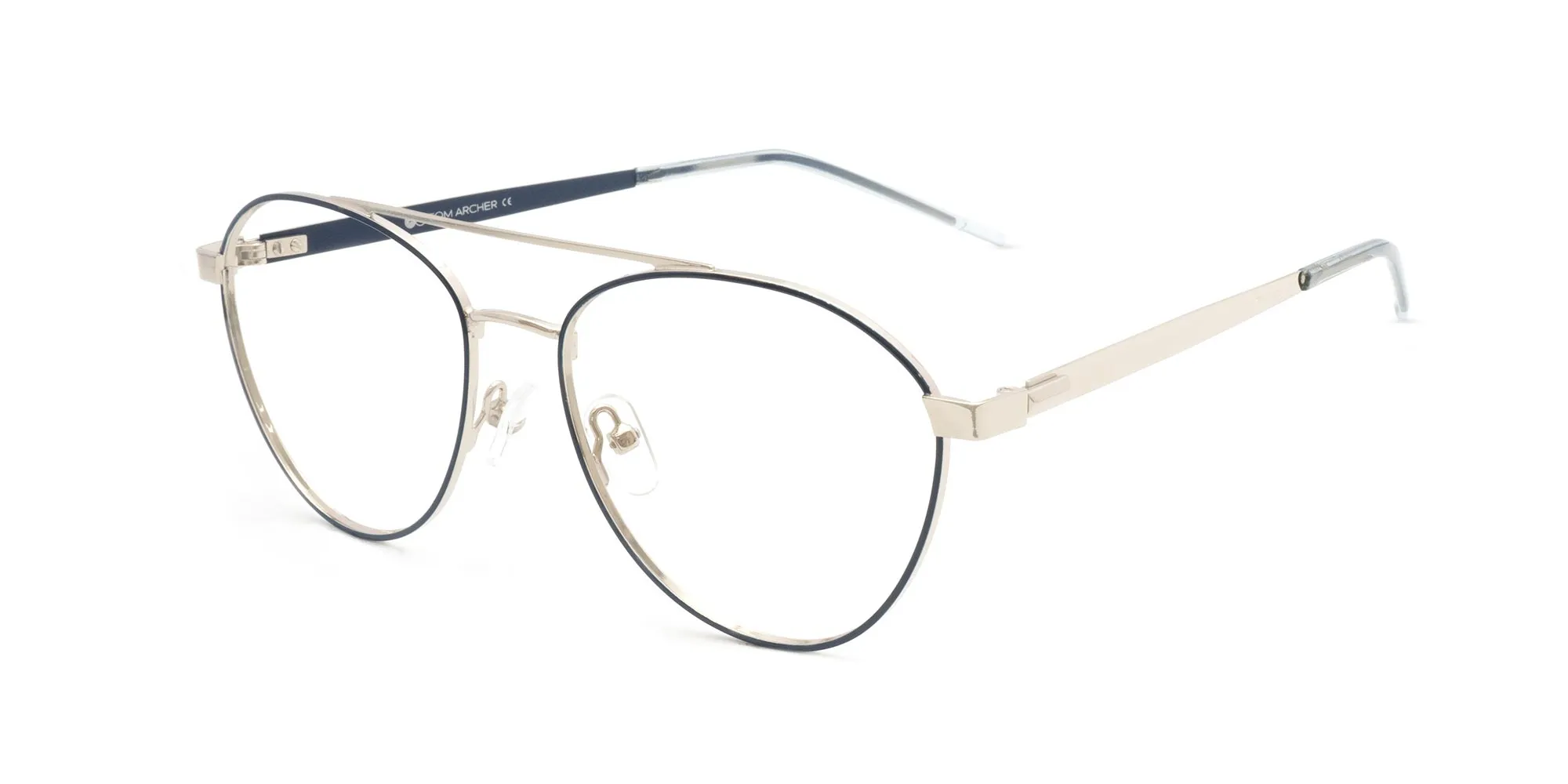 Pilot Metal Frame Glasses-2