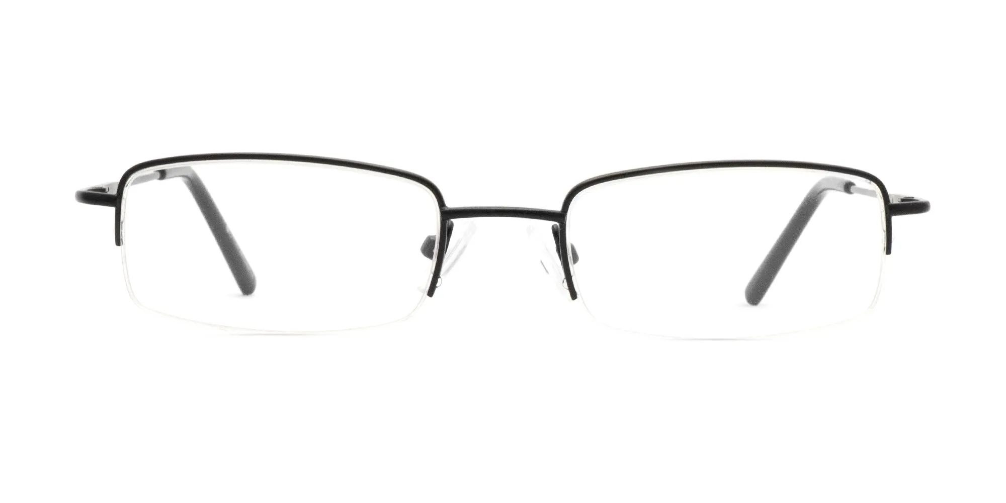 metal half frame glasses -2