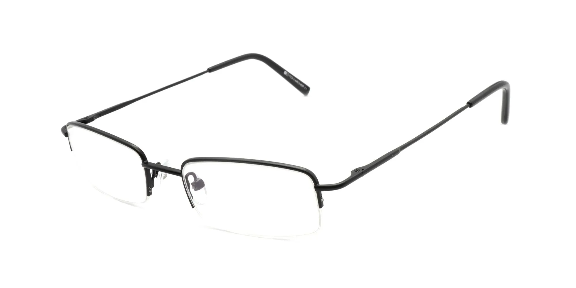 metal half frame glasses -2