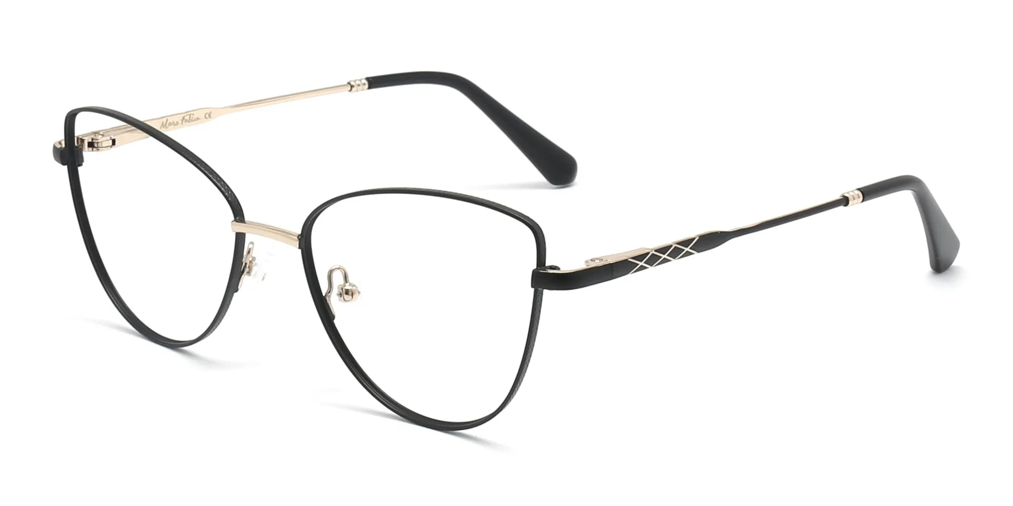 Black Cat Eye Glasses-2