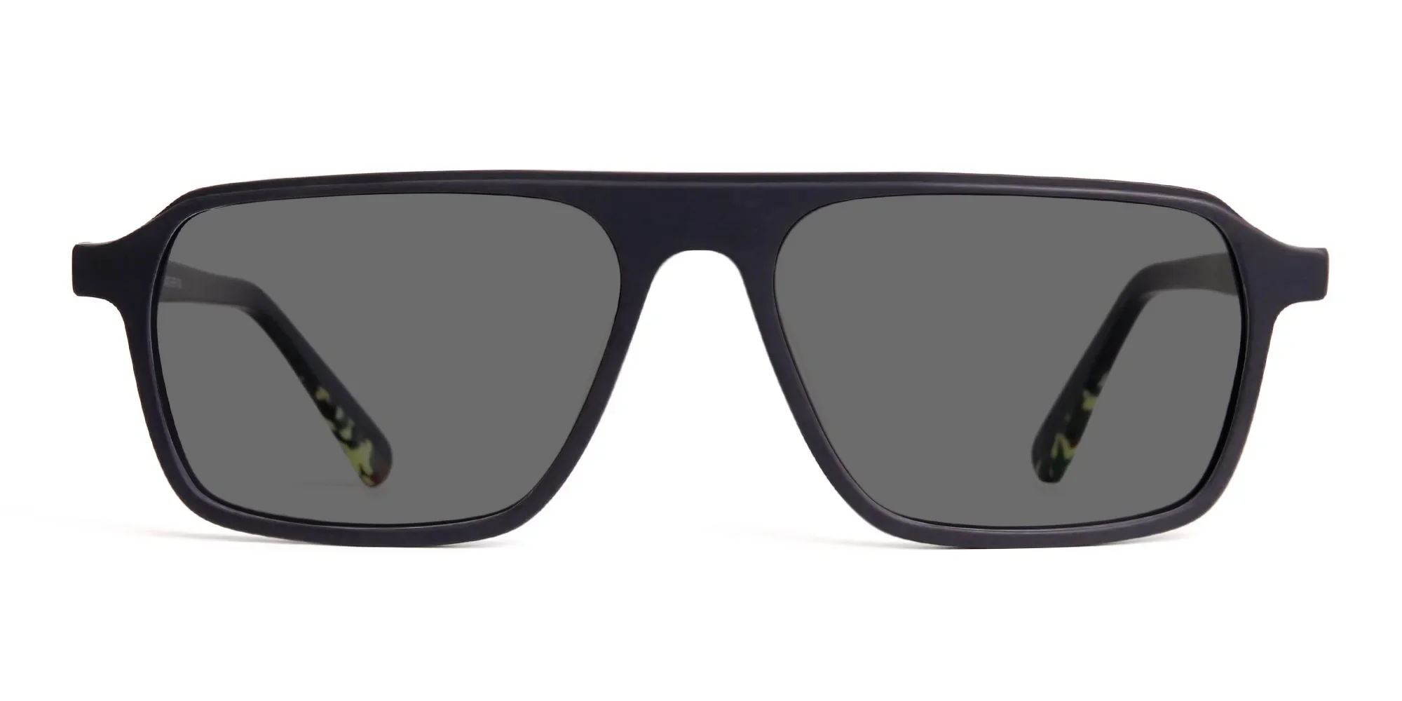 Black Flat Top Sunglasses-1