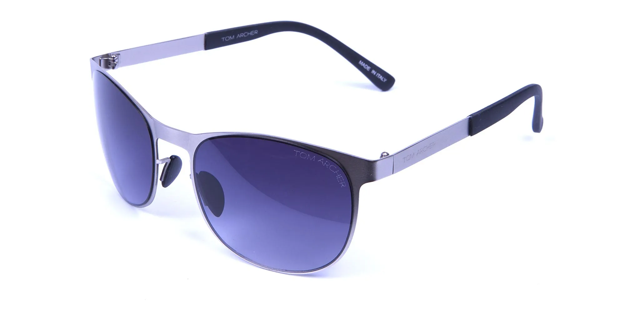 Silver Framed Sunglasses -1