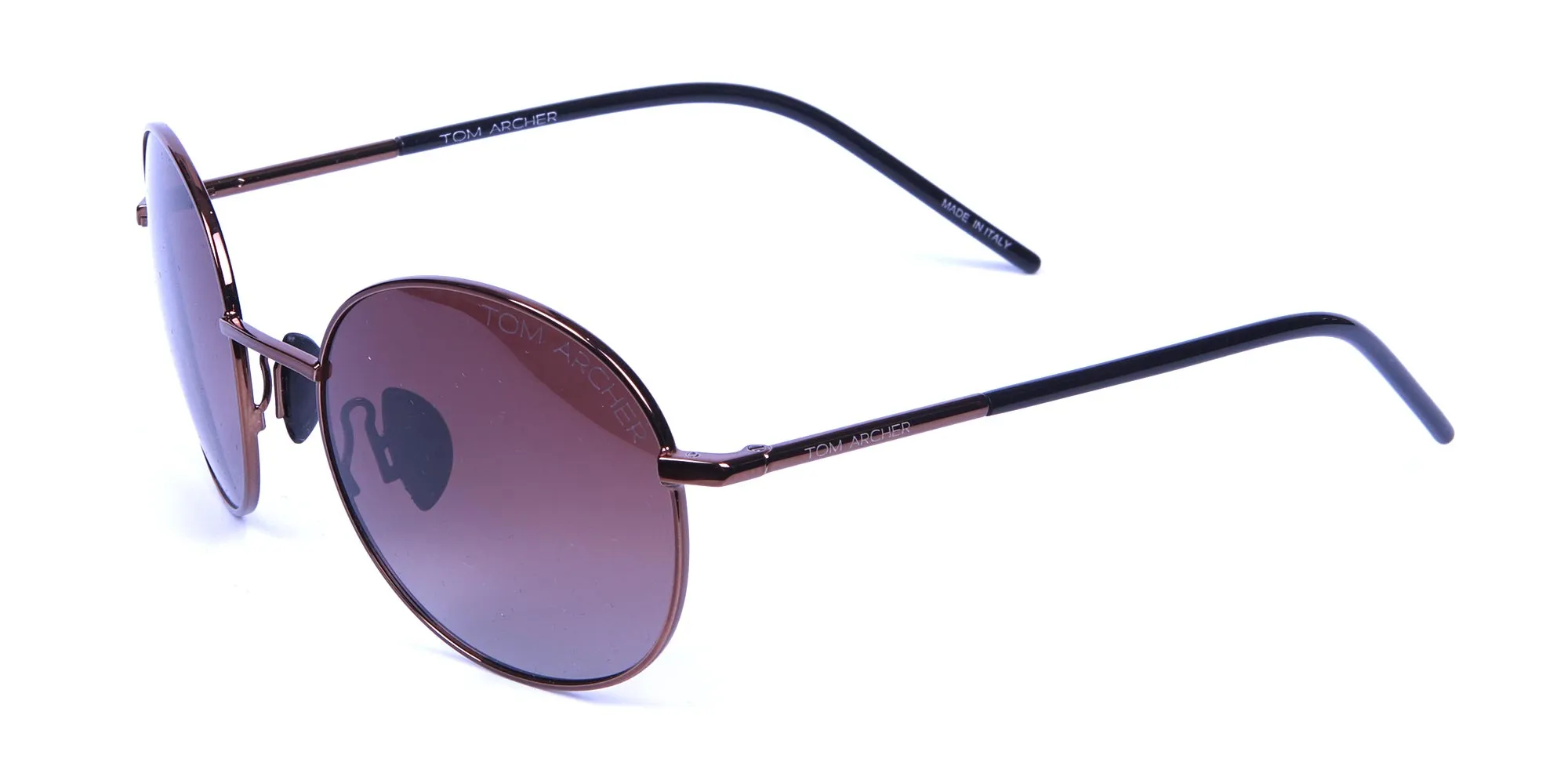 Brown frame sunglasses -1