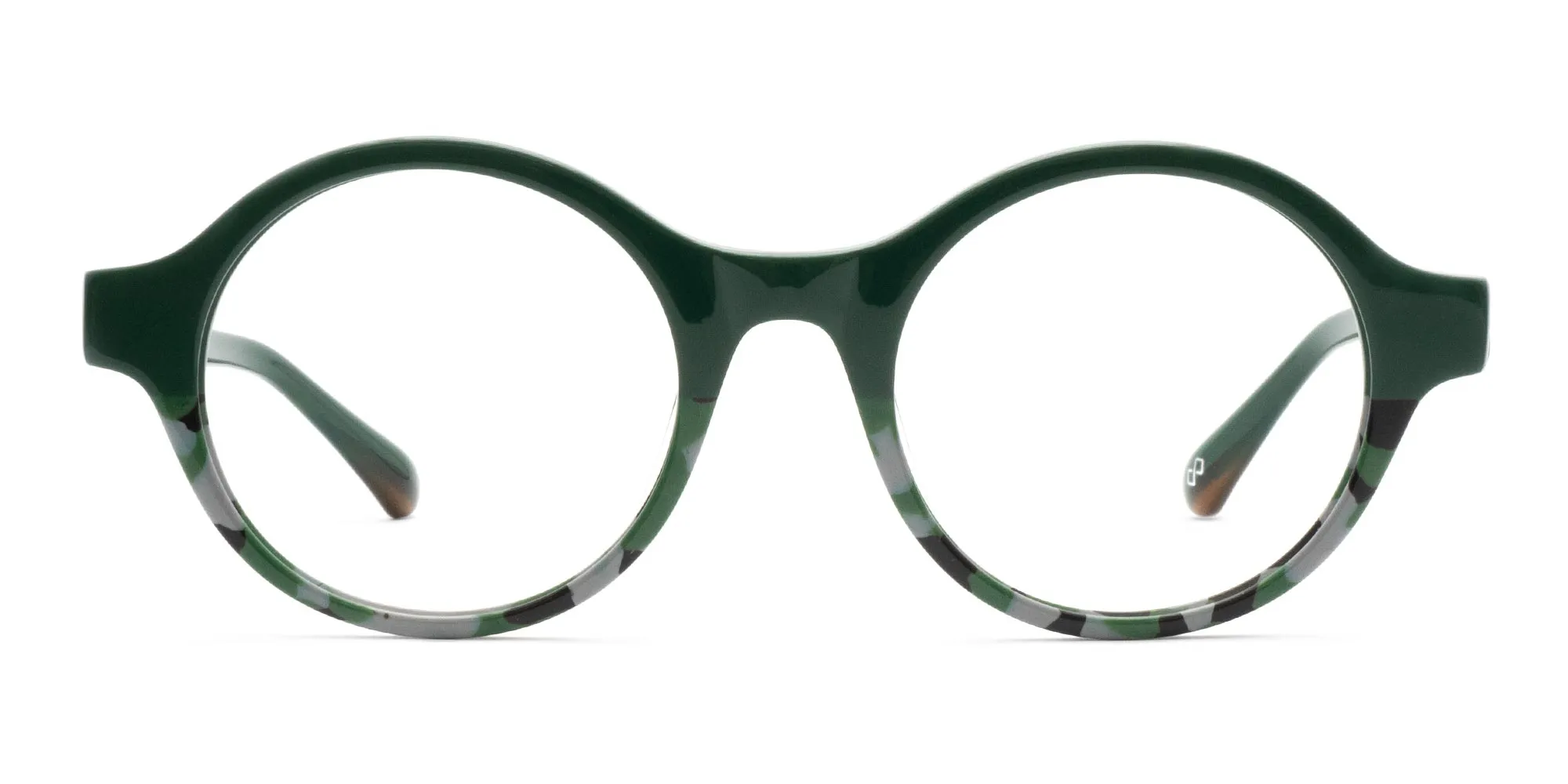 Green Round Glasses Frames