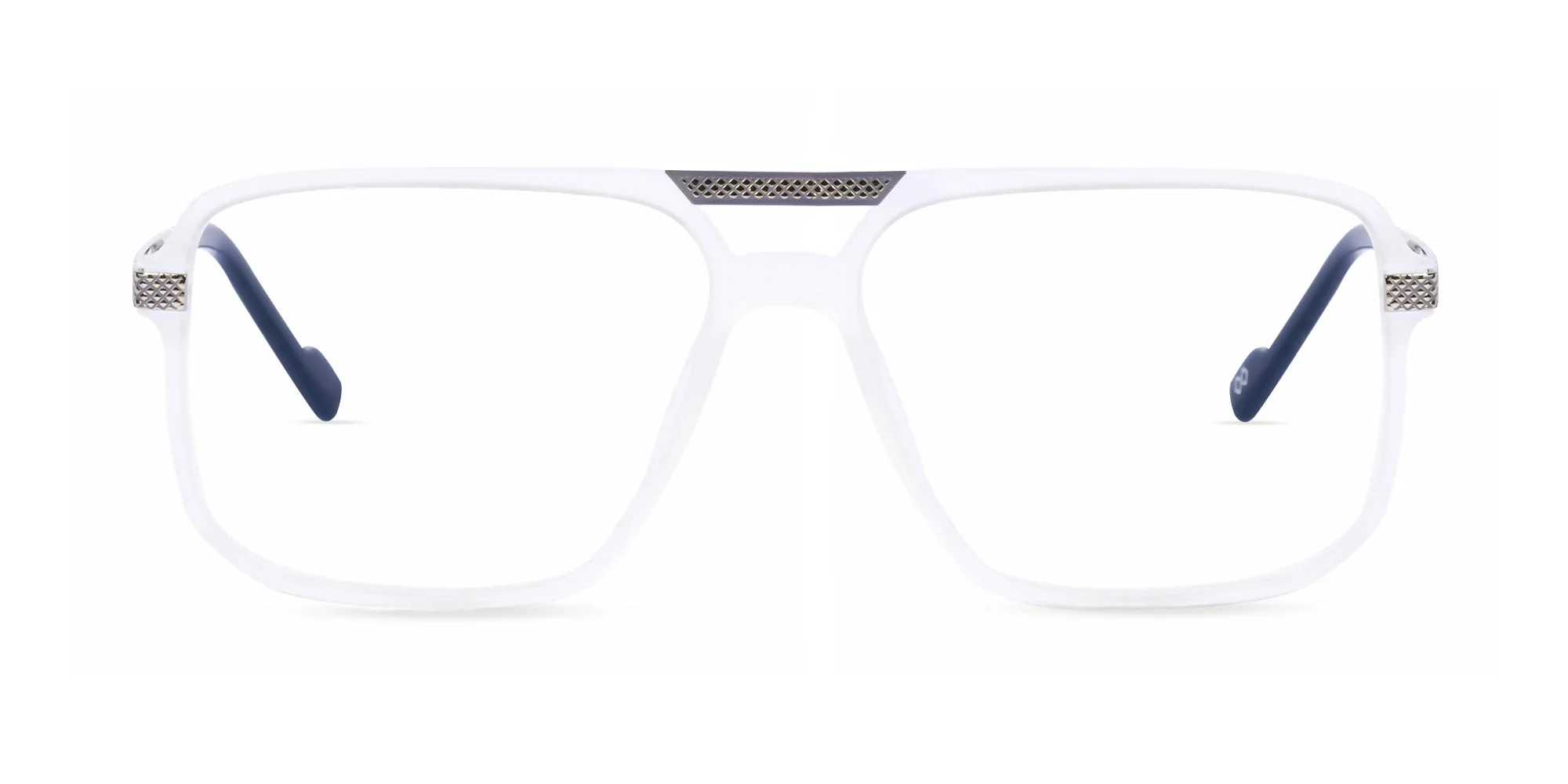 White Pilot Glasses