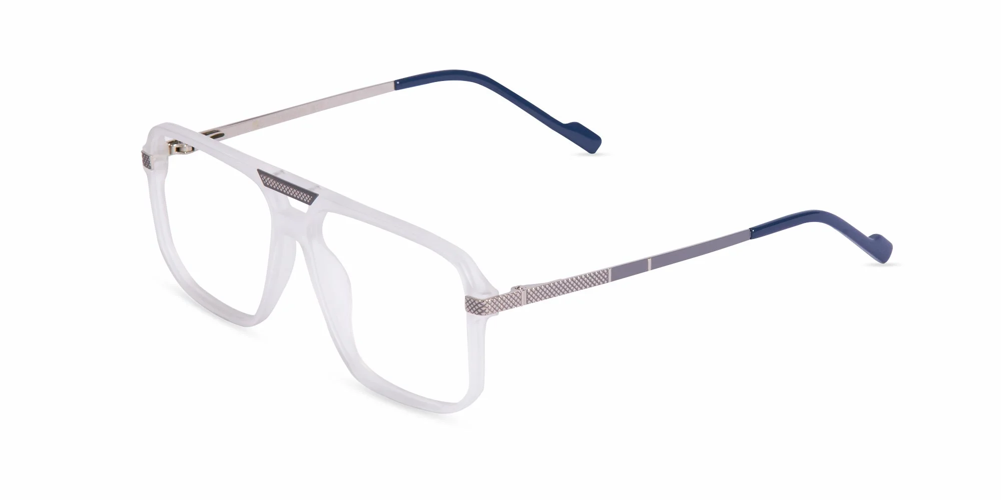 White Pilot Glasses-1