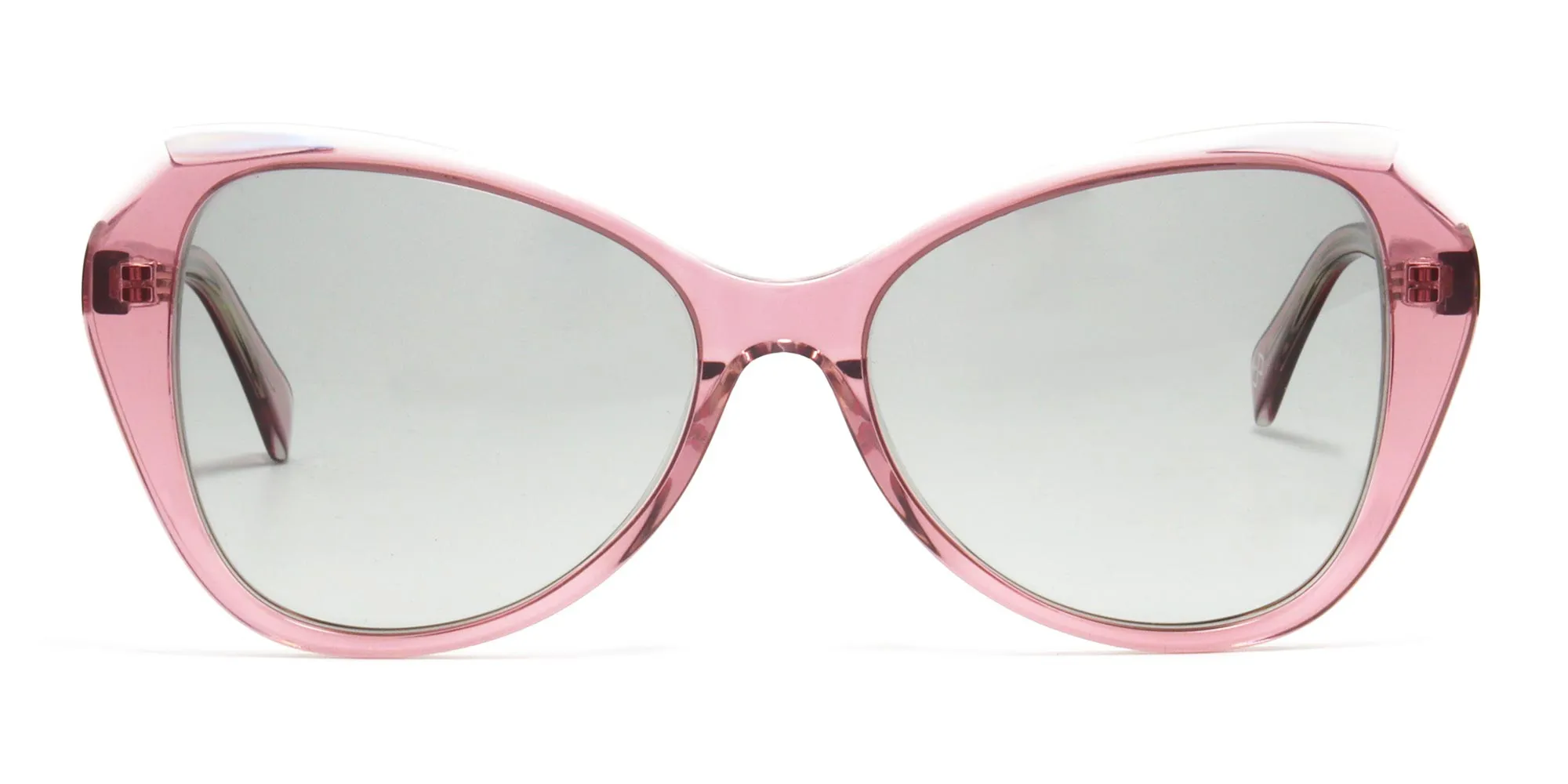 Red Frame Butterfly Shaped Sunglasses-2