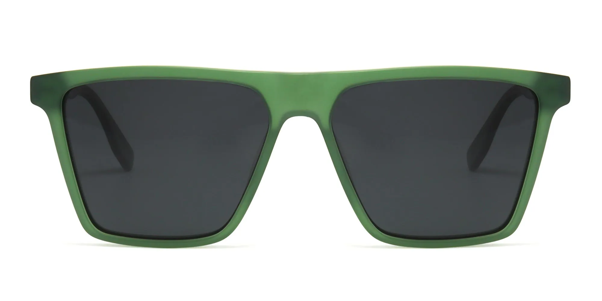 Green Rimmed Sunglasses-2